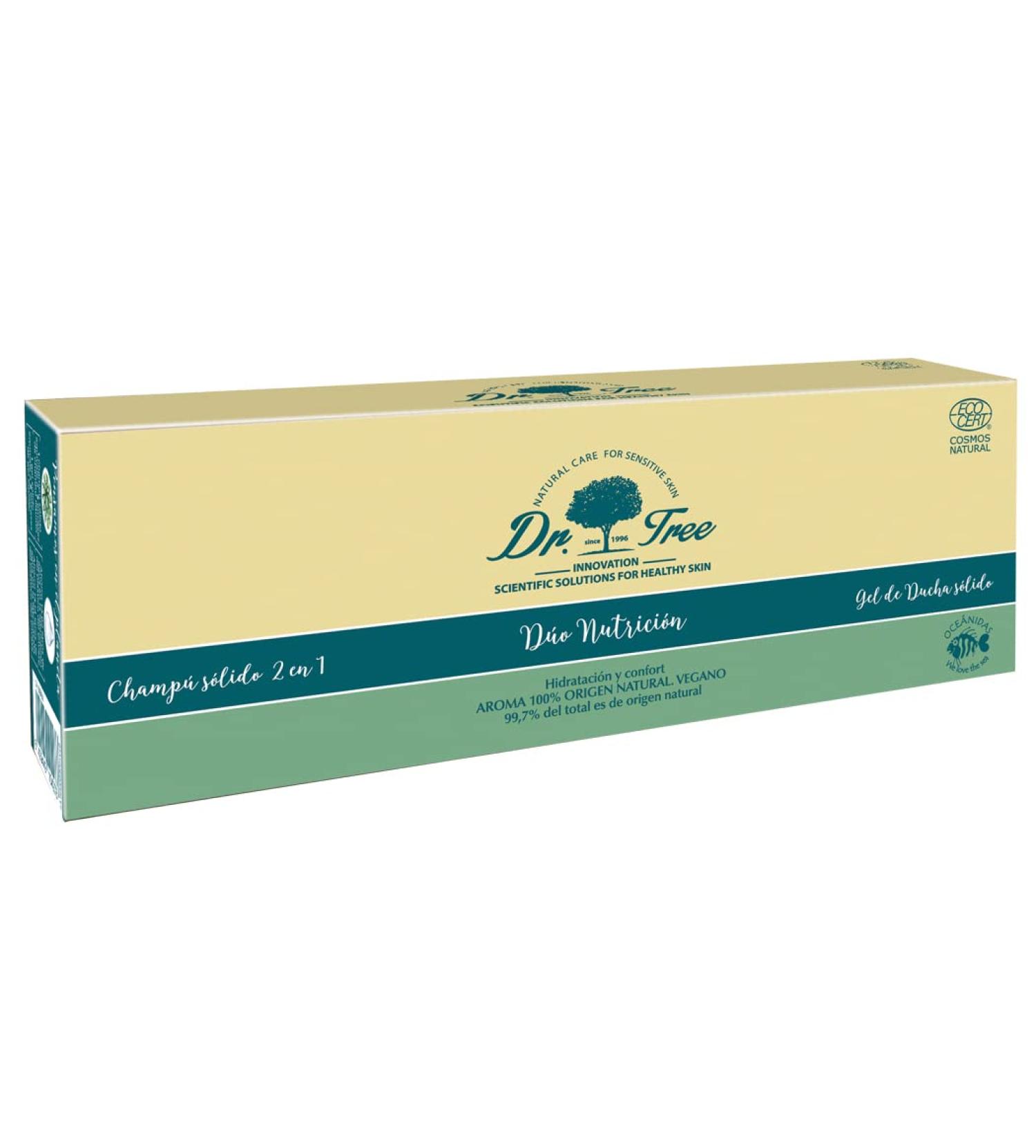 Dr. Tree | Shampooing Solid Nourrissant Anti-Frizz+ Gel Solid cologique Nutritif | 75gr + 120gr - Buy Online on GoSupps.com