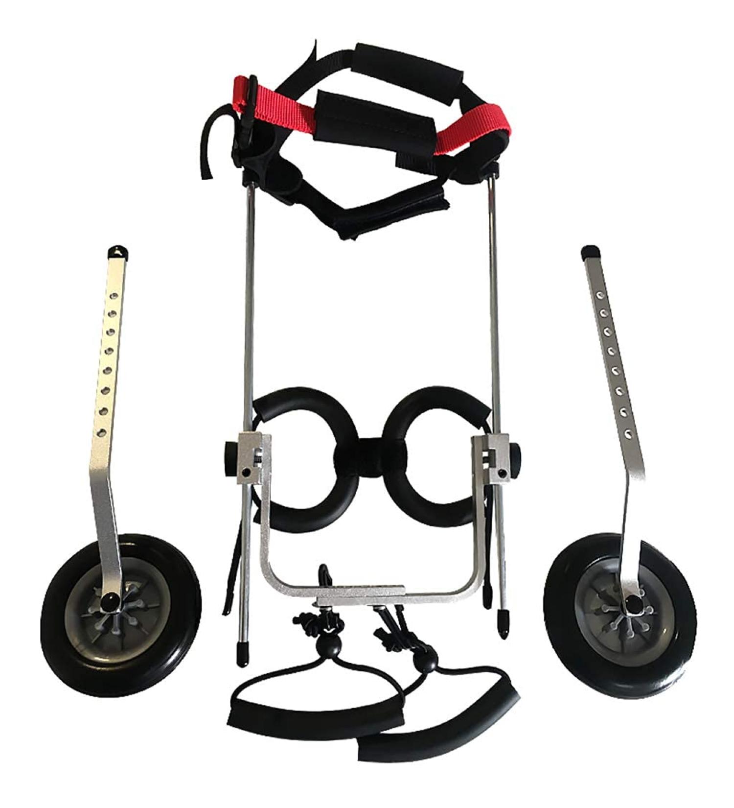 Homend Adjustable Dog Wheelchair for Disabled Hind Legs Puppy Cat/Dog/Puppy Walking Hind Legs Rehabilitation Easy Assemble Lightweight Small - Buy Online on GoSupps.com