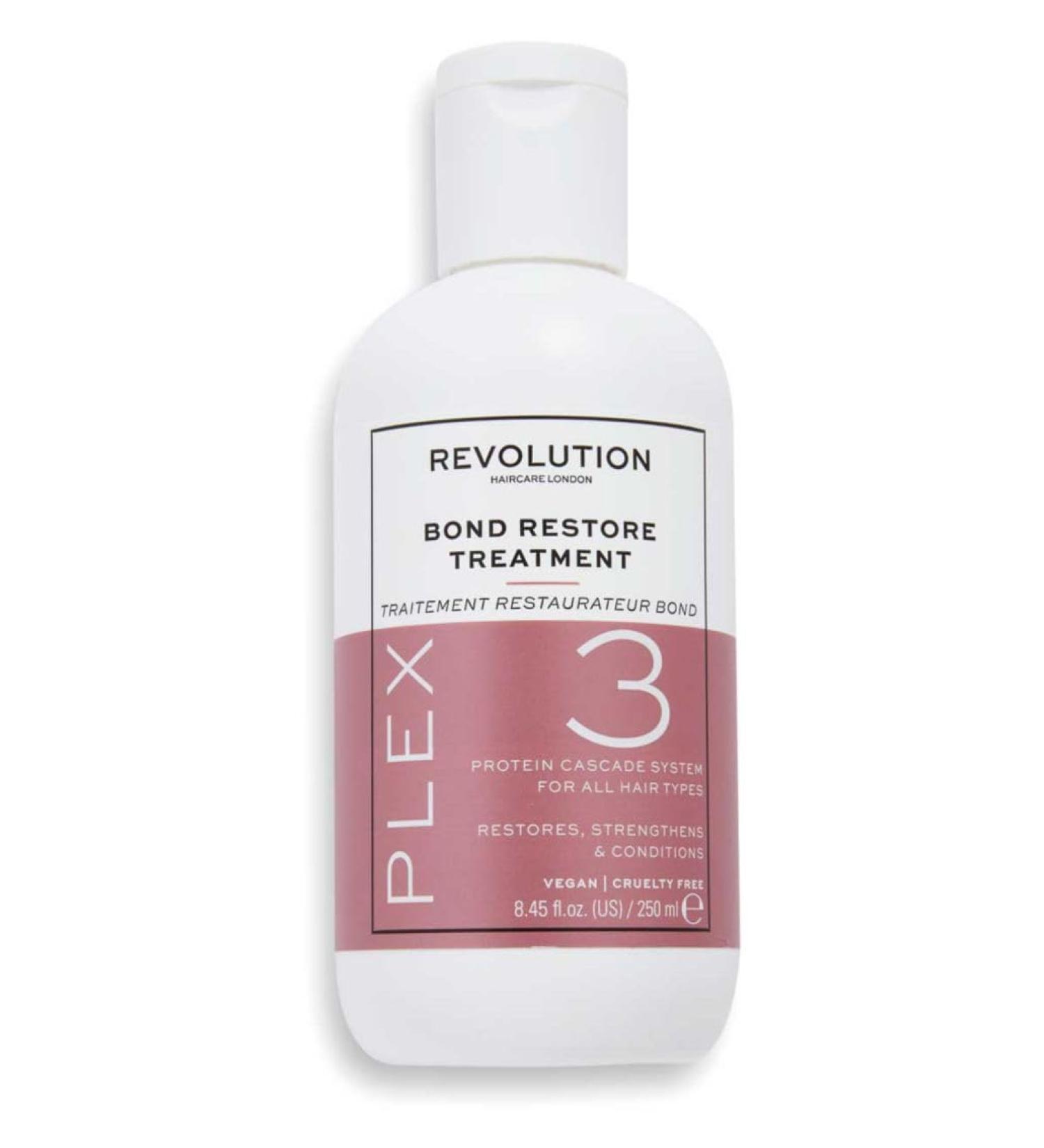 Revolution Skincare - Plex 3 Bond Restore Hair Repair Treatment, For Damaged & Dry Hair, XL Size 250ml