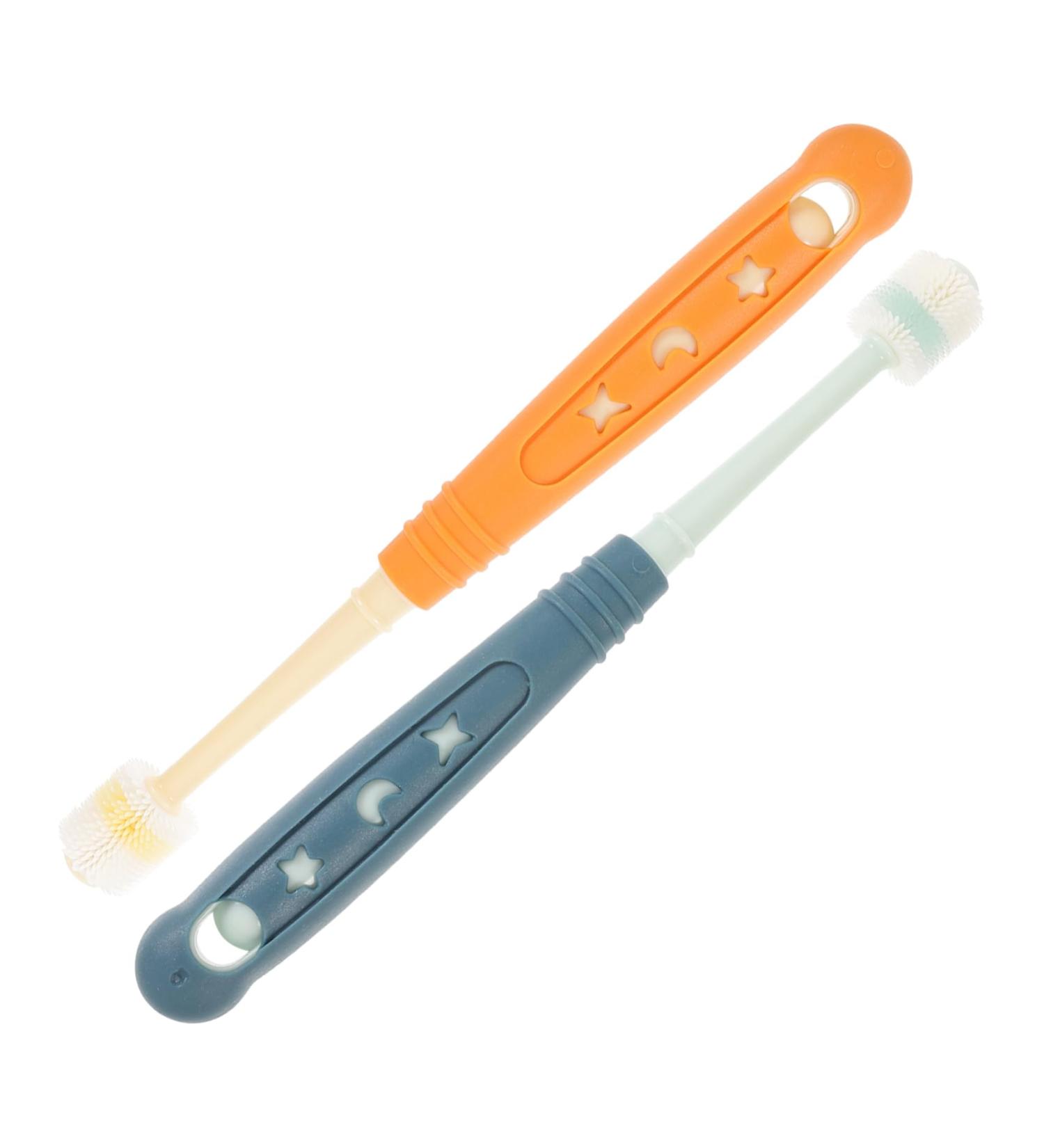 Beaupretty 2-Pack 360 Silicone Toothbrushes for Kids - Soft Bristles Baby Toothbrushes - Buy Online on GoSupps.com