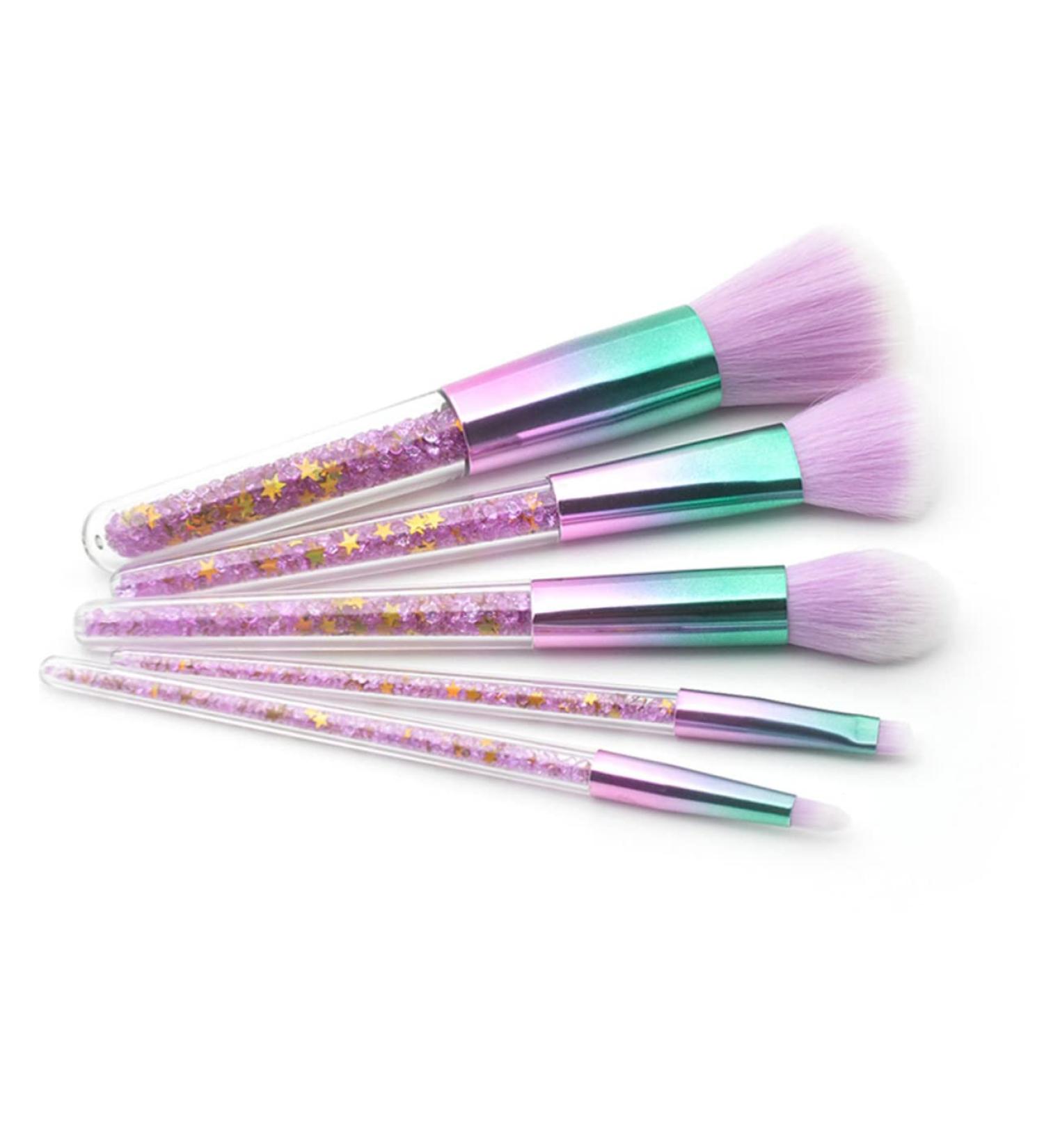 Housoutil Cosmetics Brush 5 Set The Face Foundation Brush Miss Purple Blush Brush 16x3cm Purple - Buy Online on GoSupps.com