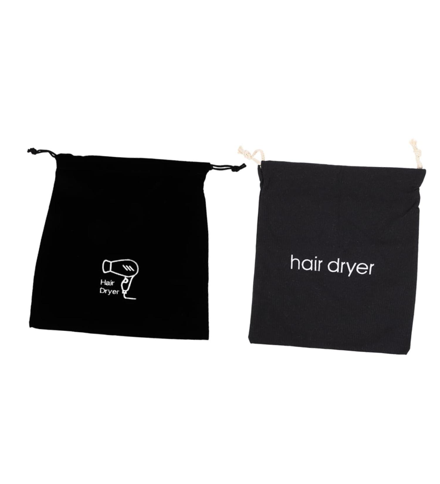 Healeved 2pcs Hair Dryer Storage Bag Mini Makeup Kit Canvas Cosmetic Bag Blow Dryer Bag Hair Bag Fabric - Buy Online on GoSupps.com