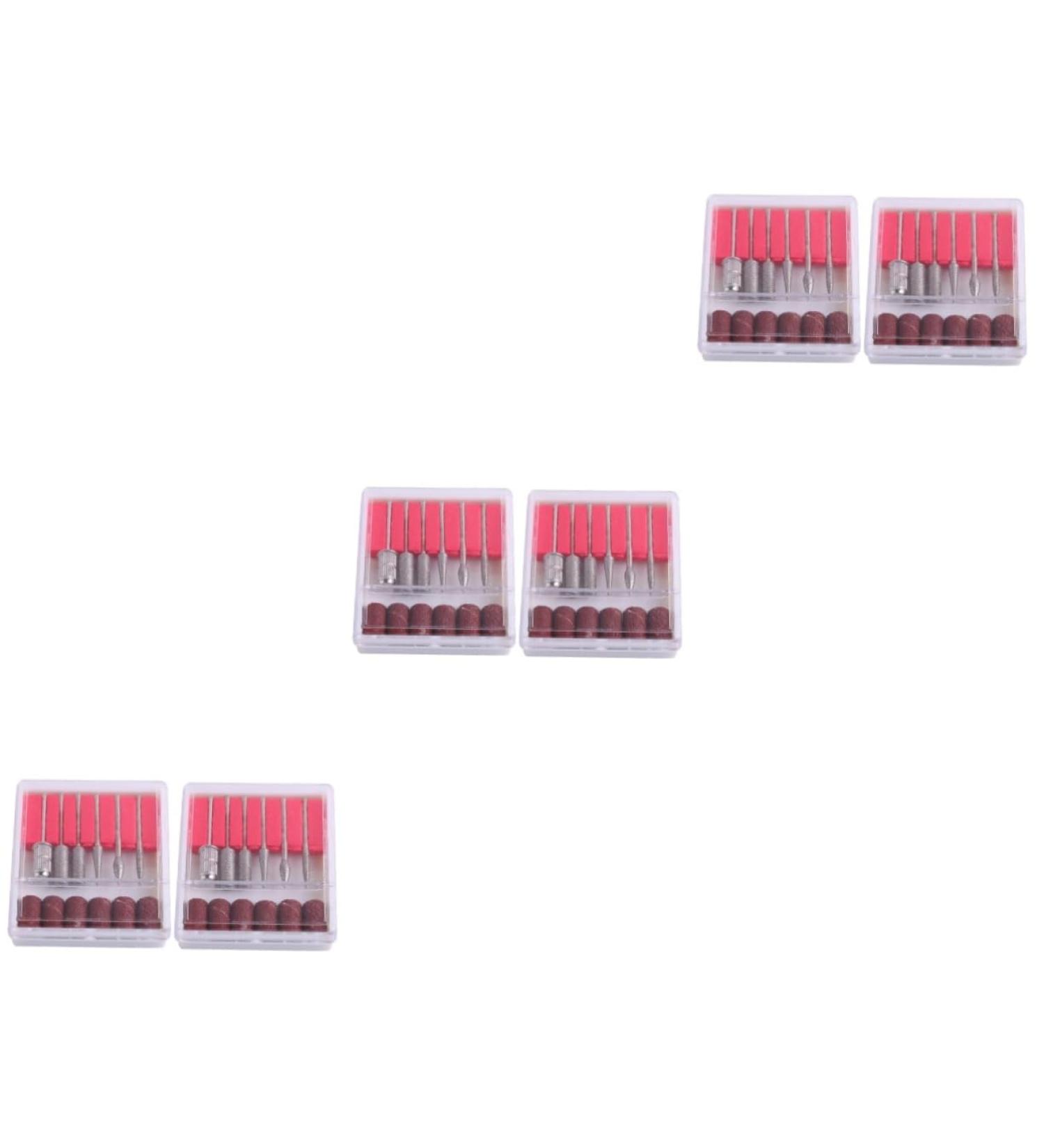 minkissy 6 Sets nail tools gel nail kits kit de manicura nail dip kits nail drill sanding bands Nail Drill Replacement Bits manicure drill bits nail drill tool nail grinding head sand sheet 7x6x2cmx3pcs Assorted Colorx3pcs - Buy Online on GoSupps.com