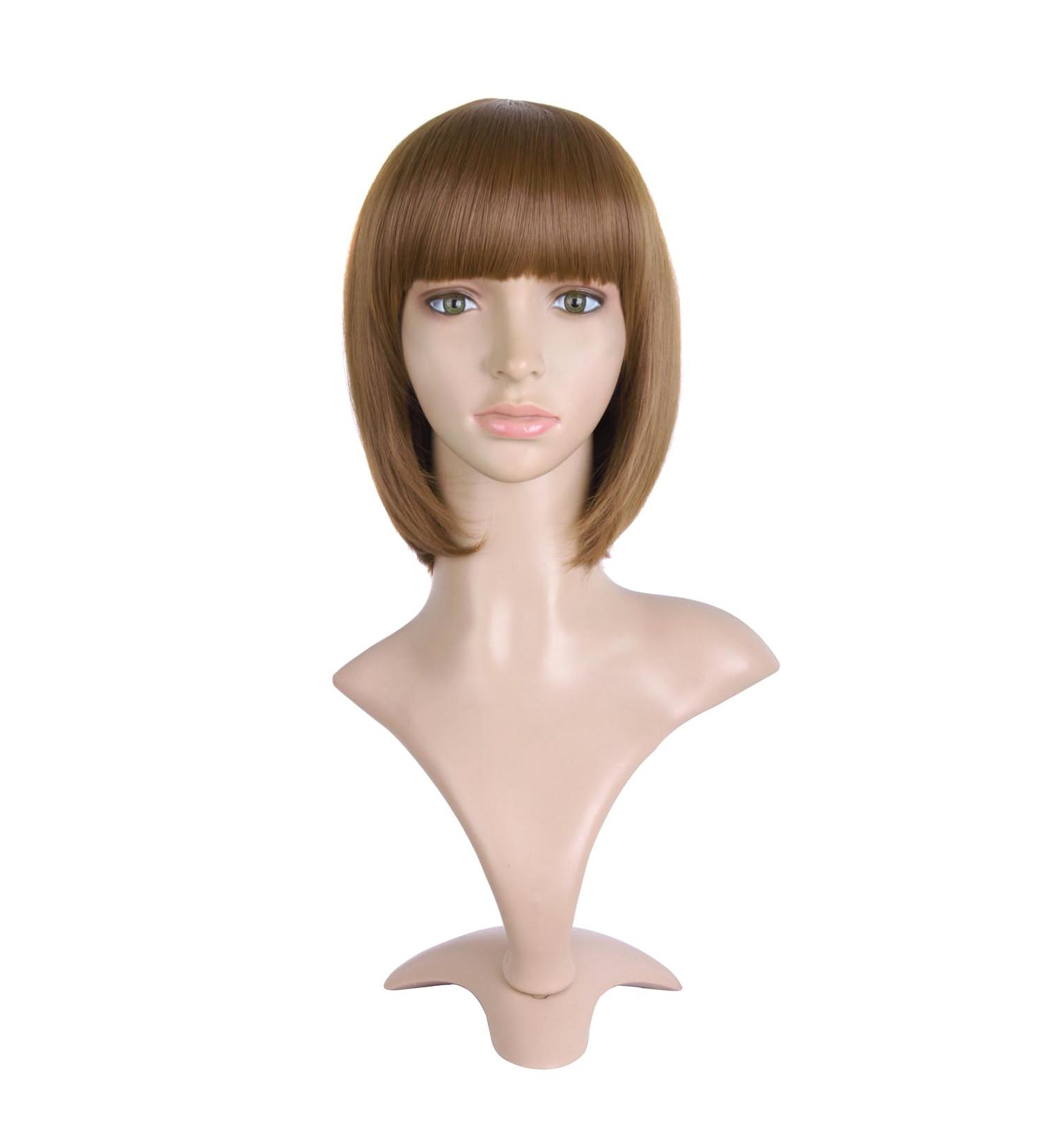 MapofBeauty 12/30cm Natural Female Short Straight Hair BOB Wig - Light Brown International Shipping Available - Buy Online on GoSupps.com