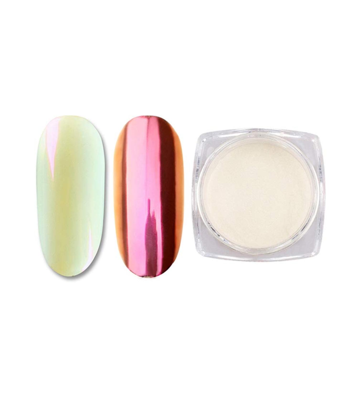 Shanrya Nail Pigment Powder Nail Art Decoration Stylish Appearance for Home Woman(E3)