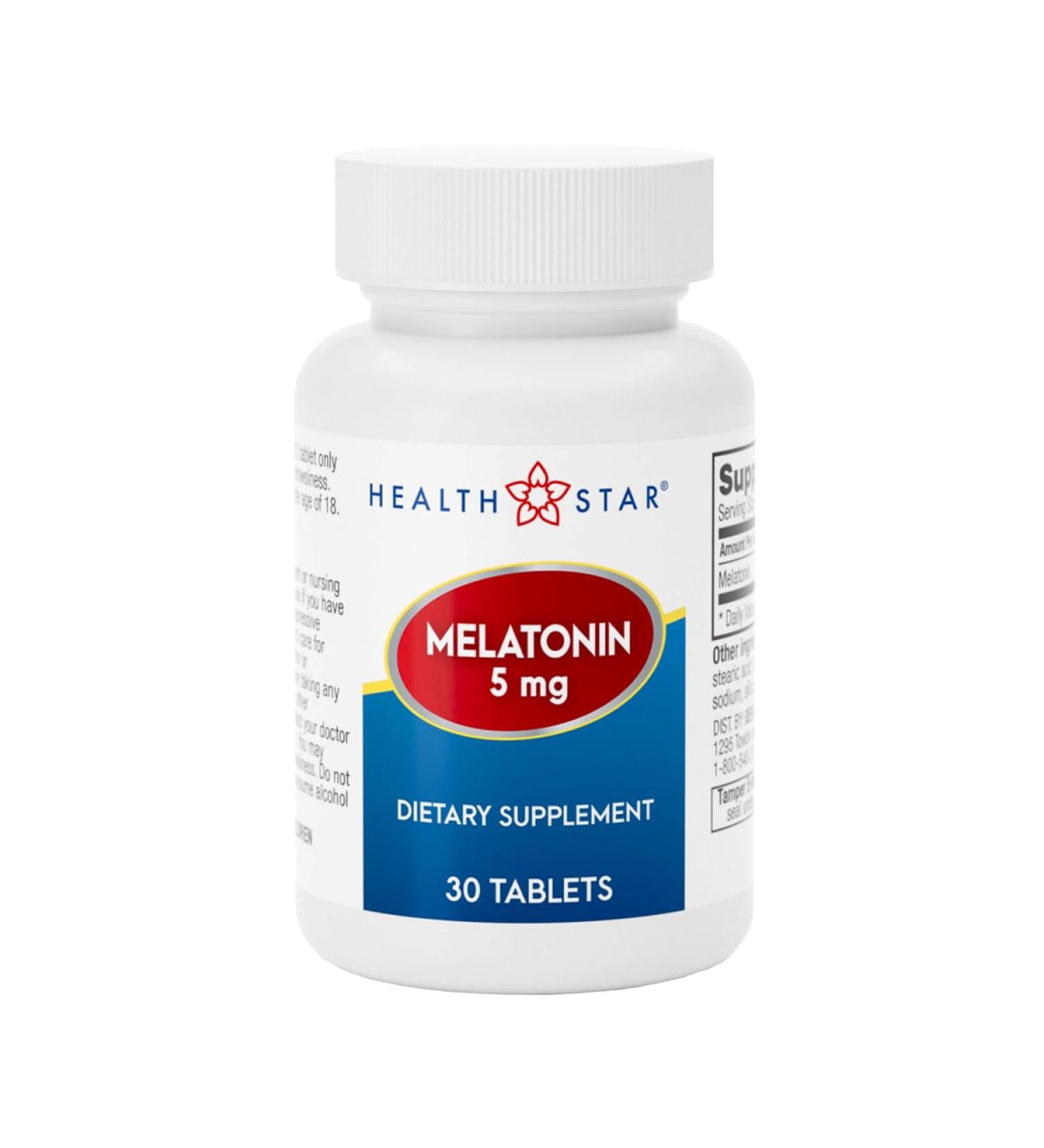 GeriCare Melatonin 5mg Tablets Balances Nighttime Routine - Helps Adjust to Changing Schedules - Promotes Restful Evenings Easy-to-Take Tablets 30 Count (Pack of 1) 30 Count (Pack of 1) Melatonin 5mg - Buy Online on GoSupps.com