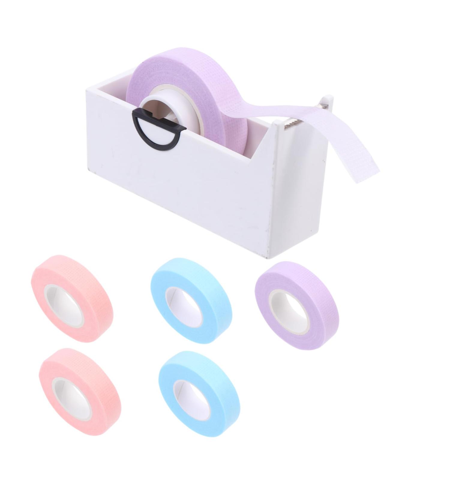 Ipetboom 1 Set Eyelash Tape Eyelash Fabric Tapes Lotus Tealight Candle Holder Lash Extension Tapes Eyelash Tool Blue Duct Tape Beauty Tools Non-woven Fabric Cosmetic Makeup Tools - Buy Online on GoSupps.com