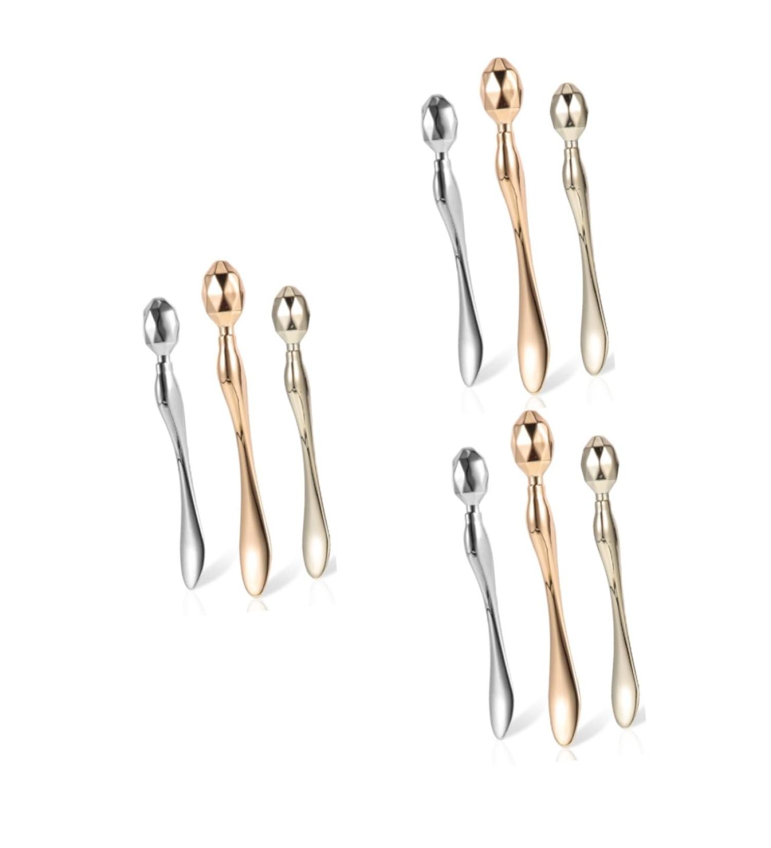 GLEAVI 9 Pi ces M tal Creuser Masseur Pour Les Yeux Applicateur De Cr me Pour Les Yeux Applicateur De Cr me Sous Les Yeux Rouleau Billes Rides Des Yeux - Buy Online on GoSupps.com