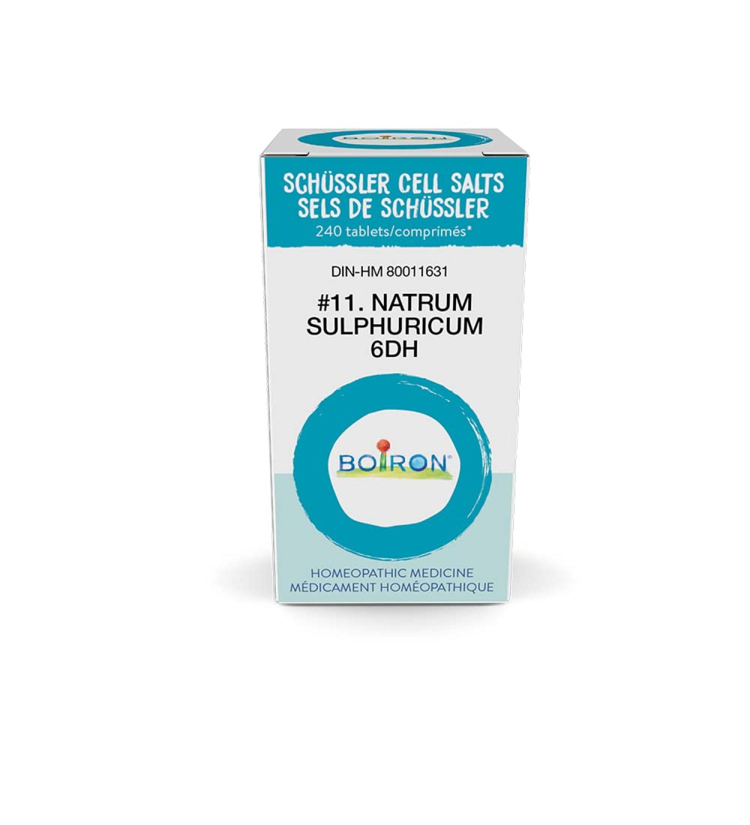 Boiron #11 Natrum Sulphuricum 6DH Sch ssler cell salts 240 tablets - Buy Online on GoSupps.com