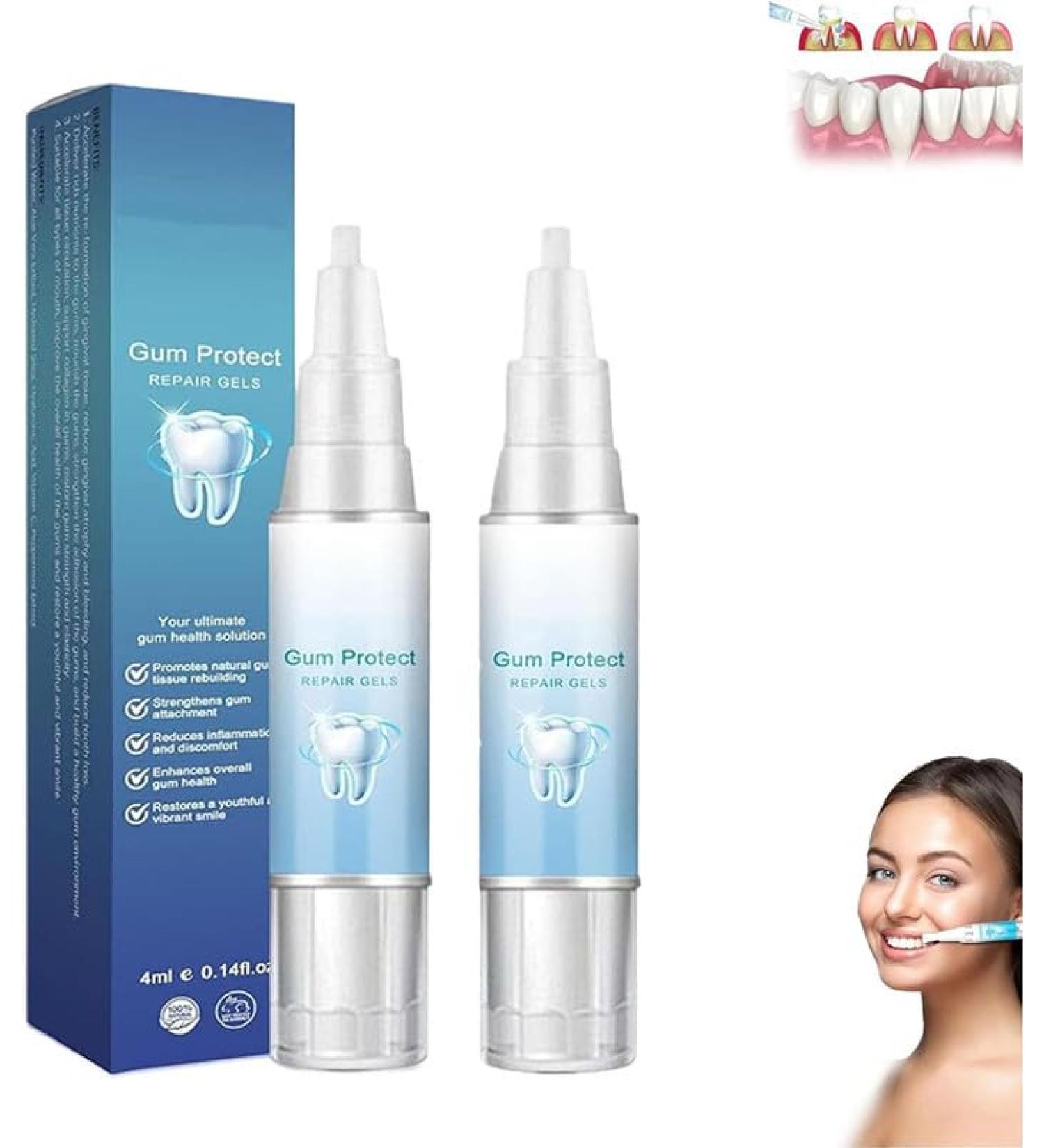 Lovild's Gum Therapy Gel & Neslemy Gum Shield - Improve Oral Health | Limetown Teeth Whitening Essence (2PCs) - Fast Global Shipping - Buy Online on GoSupps.com