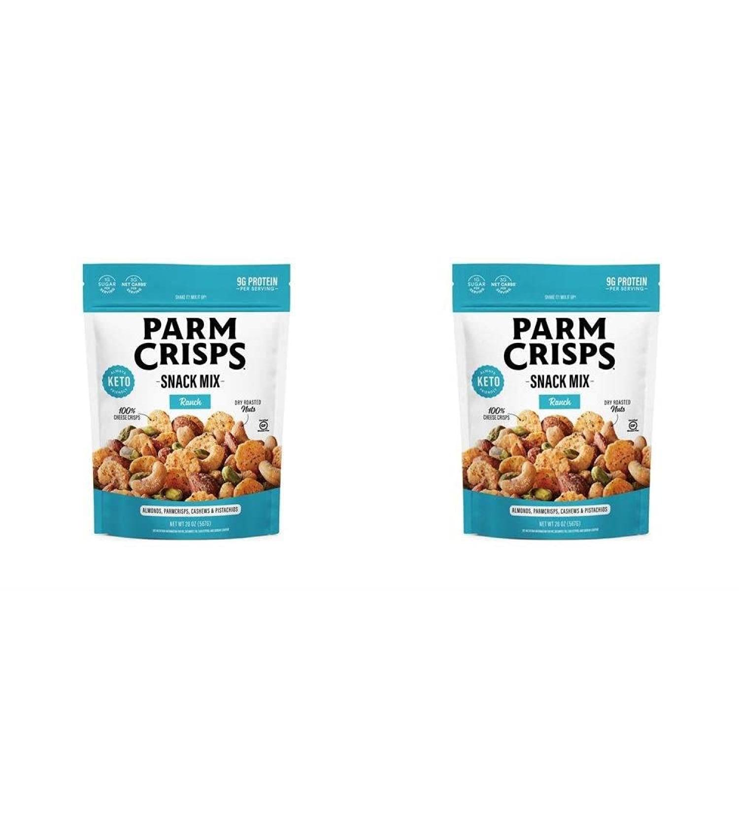 Parm Crisps Ranch Snack Mix, 20 Ounce Pack of 2