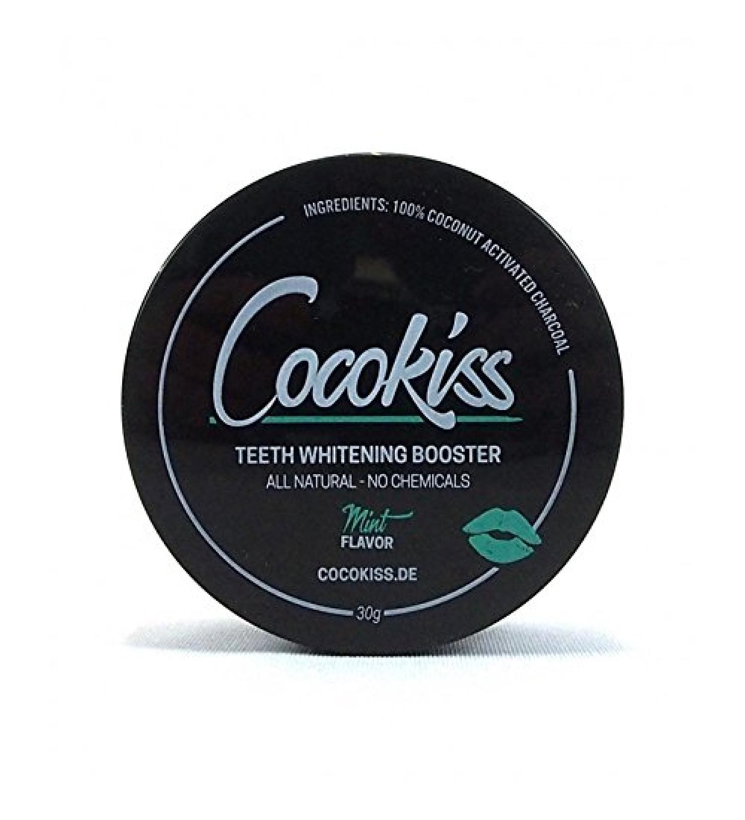 Cocokiss Coconut Activated Carbon - Effective Teeth Whitening & Stain Removal - Mint Flavor - International Shipping - Buy Online on GoSupps.com