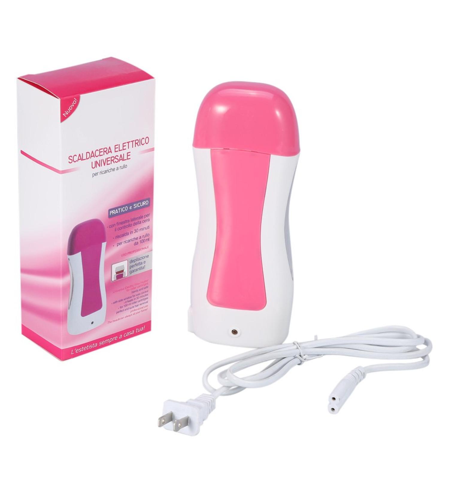 Warmwax Hair Removal Wax & Wax Warmer - Double Cartridges for Home Use - Pink (EU) - Buy Online on GoSupps.com
