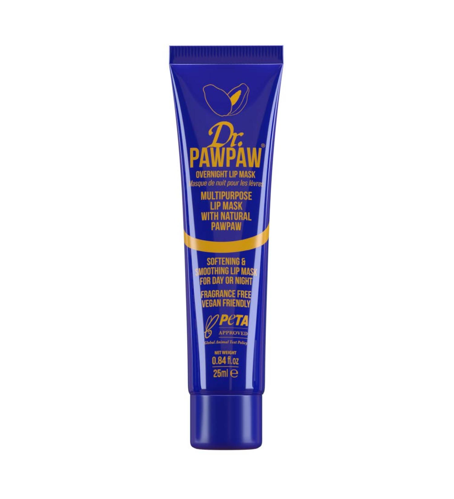 Dr. PAWPAW Overnight Lip Mask | Natural PawPaw Lip Treatment 0.84 fl oz - Buy Online on GoSupps.com
