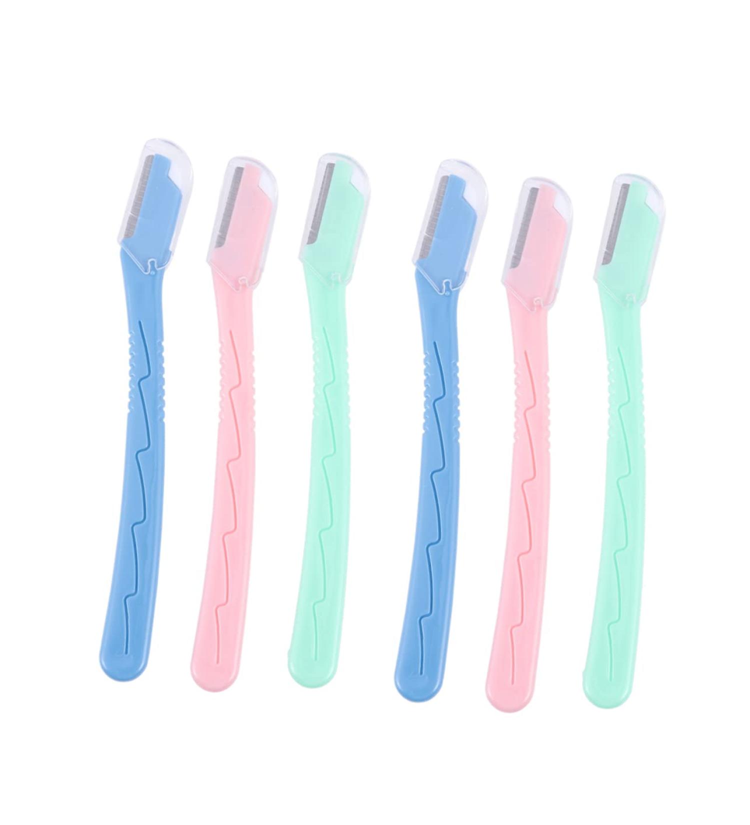 Fomiyes 6pcs Facial Hair Cutter & Eyebrow Shaper - Safe Eyebrow Razors for Hair Removal | Miss Jack - Buy Online on GoSupps.com