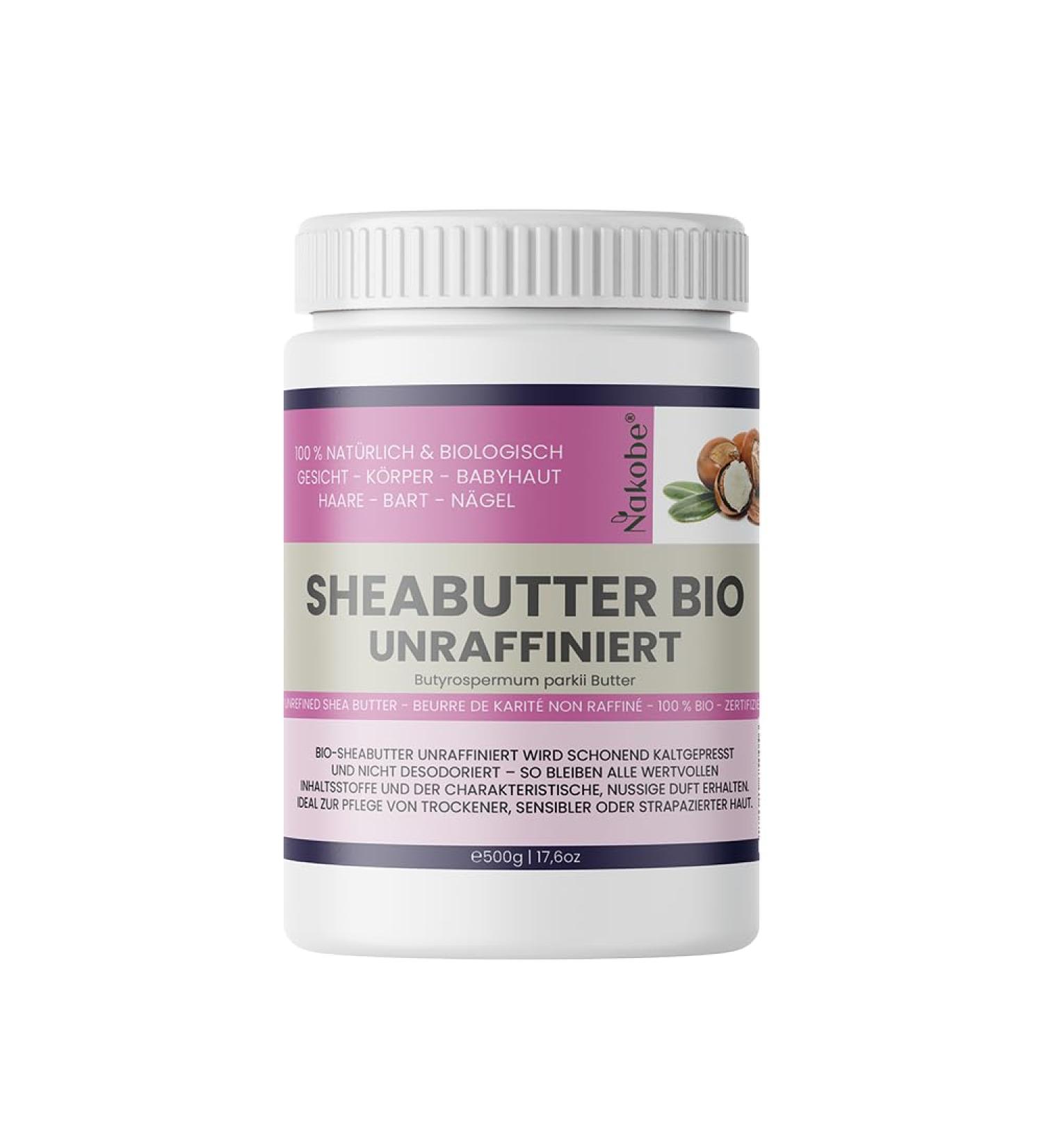 Beurre de karit bio 500 g - Press froid et non raffin - 100 % naturel - V g talien - Pour la peau les cheveux et les cosm tiques DIY - Beurre de soin issu de l'agriculture biologique contr l e - Buy Online on GoSupps.com