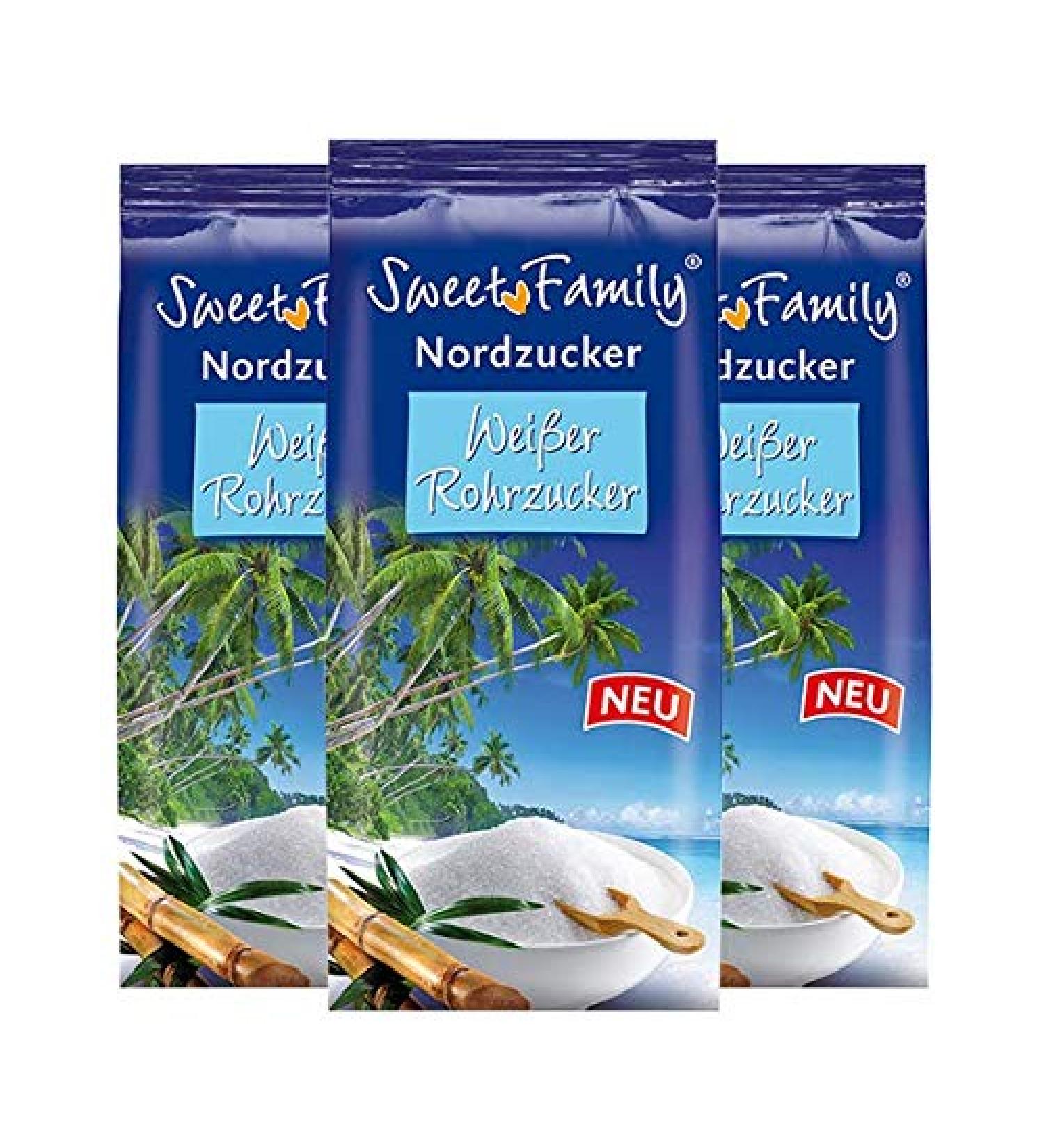 Sweet Family White Cane Sugar 500g Pack of 3