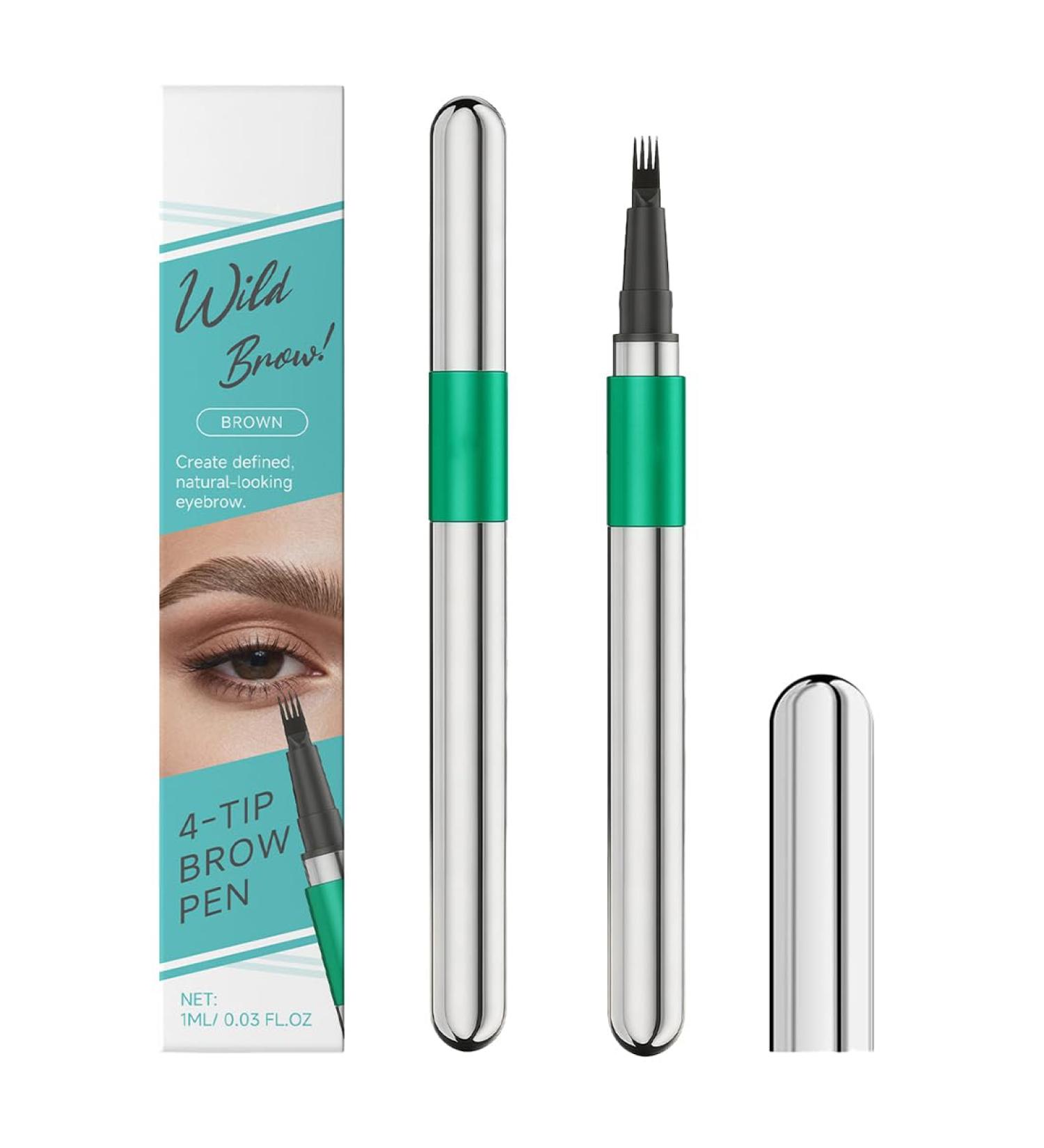 Crayon Sourcil Waterproof crayon sourcils Sourcils Microblading Avec 4 Pointes de Fourchette Crayons Sourcil imperm able - Buy Online on GoSupps.com