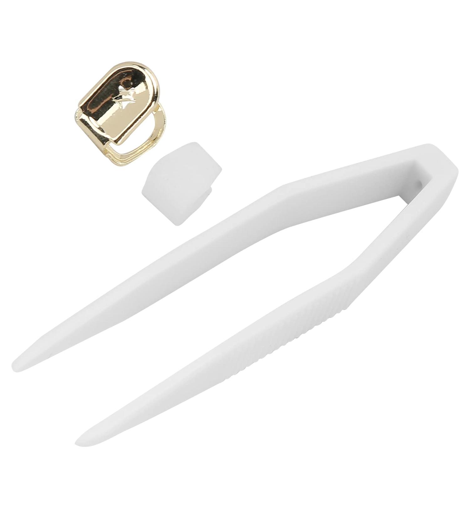 Hip Hop False Tooth Fashionable Hip Hop Tooth Single Brass for Most Teeth for Party for Daily Use(gold) - Buy Online on GoSupps.com