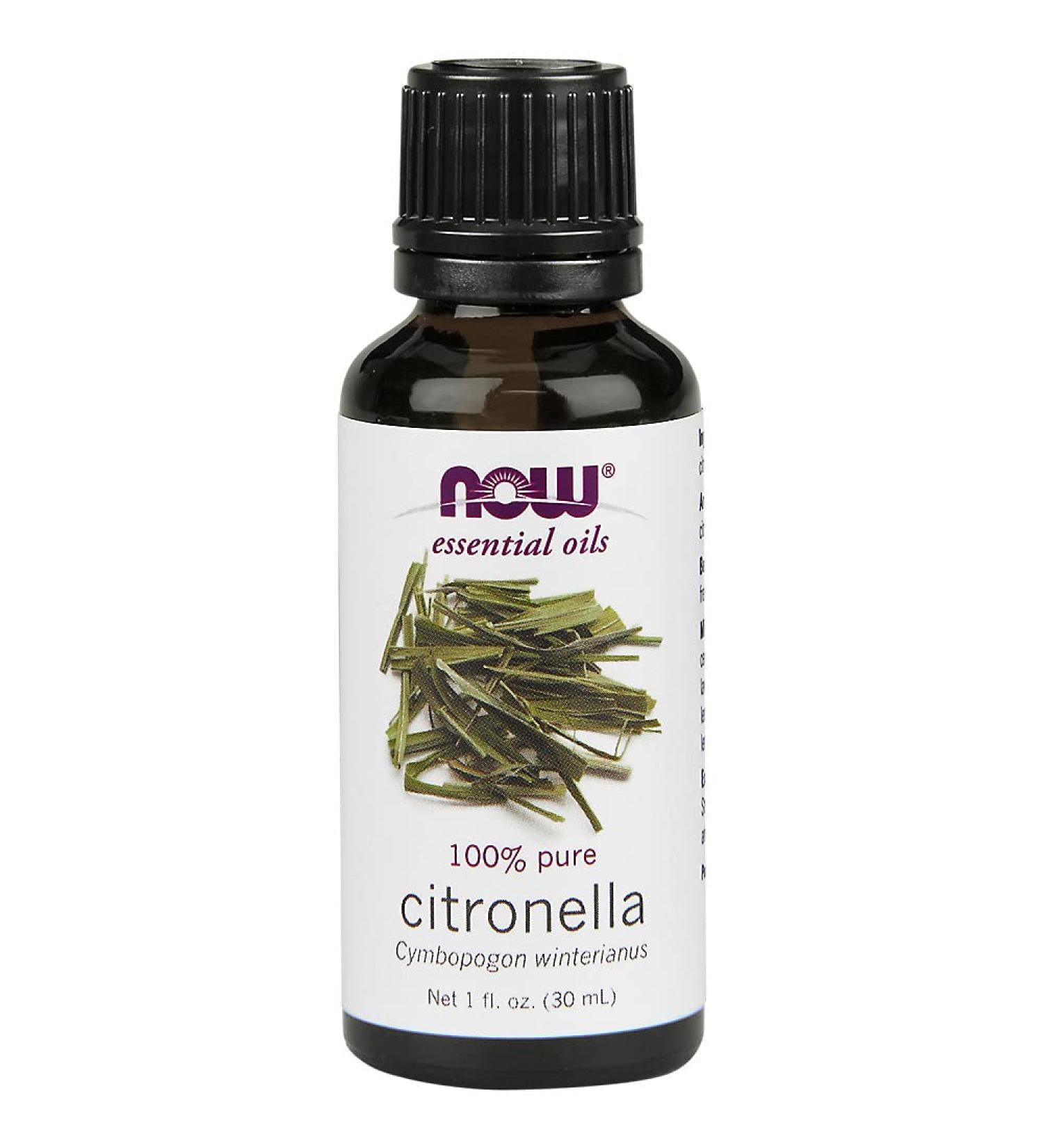 Now Foods Citronella Essential Oil 1 fl oz | Natural Insect Repellent - Buy Online on GoSupps.com