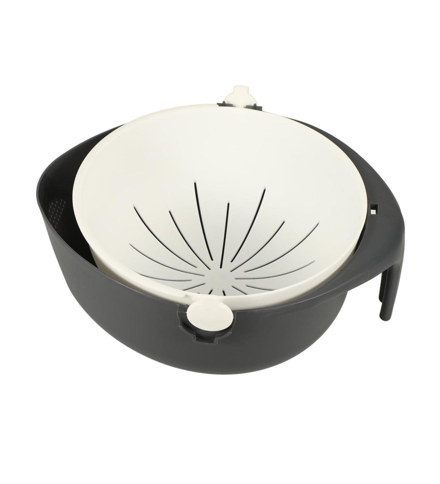 Zerodeko Storage Baskets Fruit Wash Strainer Colander Kitchen Basket Fruit Basket Household Vegetable Basket 28 12.3CM White - Buy Online on GoSupps.com