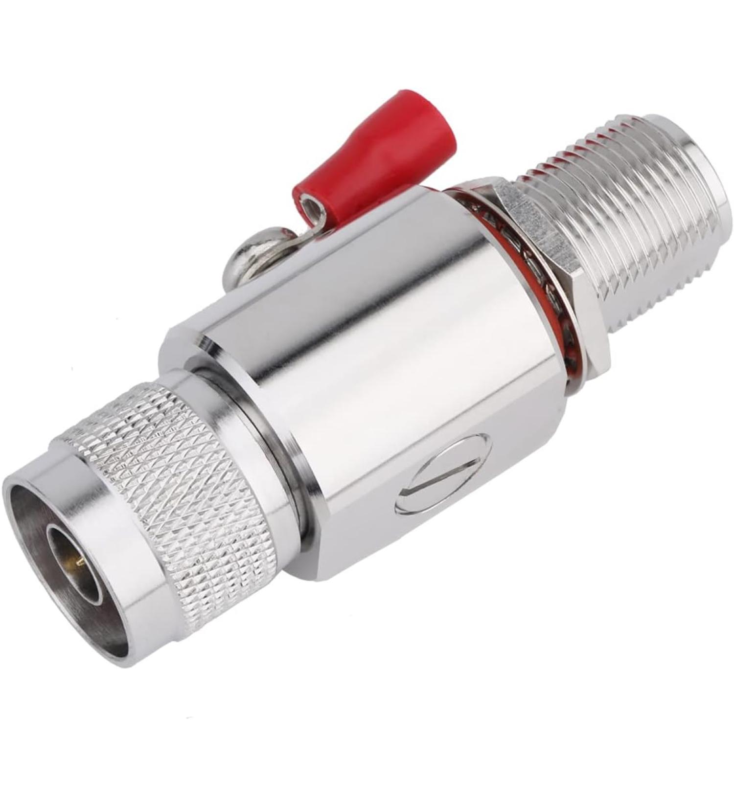 Lightning Arrestor N Male to Female Bulkhead 50 Ohm 0-3GHz with 90V Gas Tube - Buy Online on GoSupps.com