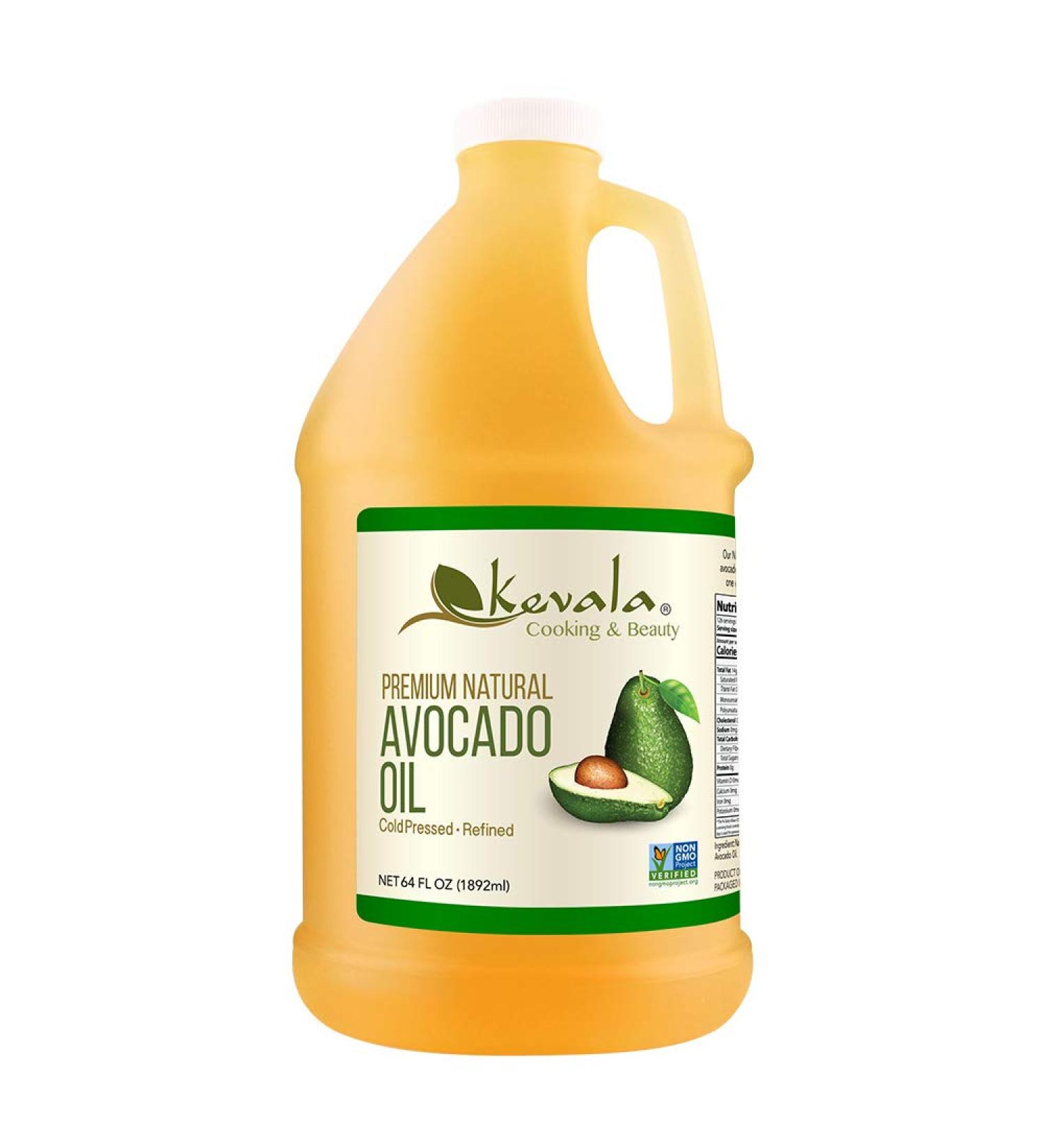 Kevala Premium Natural Avocado Oil 1/2 Gallon - Naturally Refined - Buy Online on GoSupps.com
