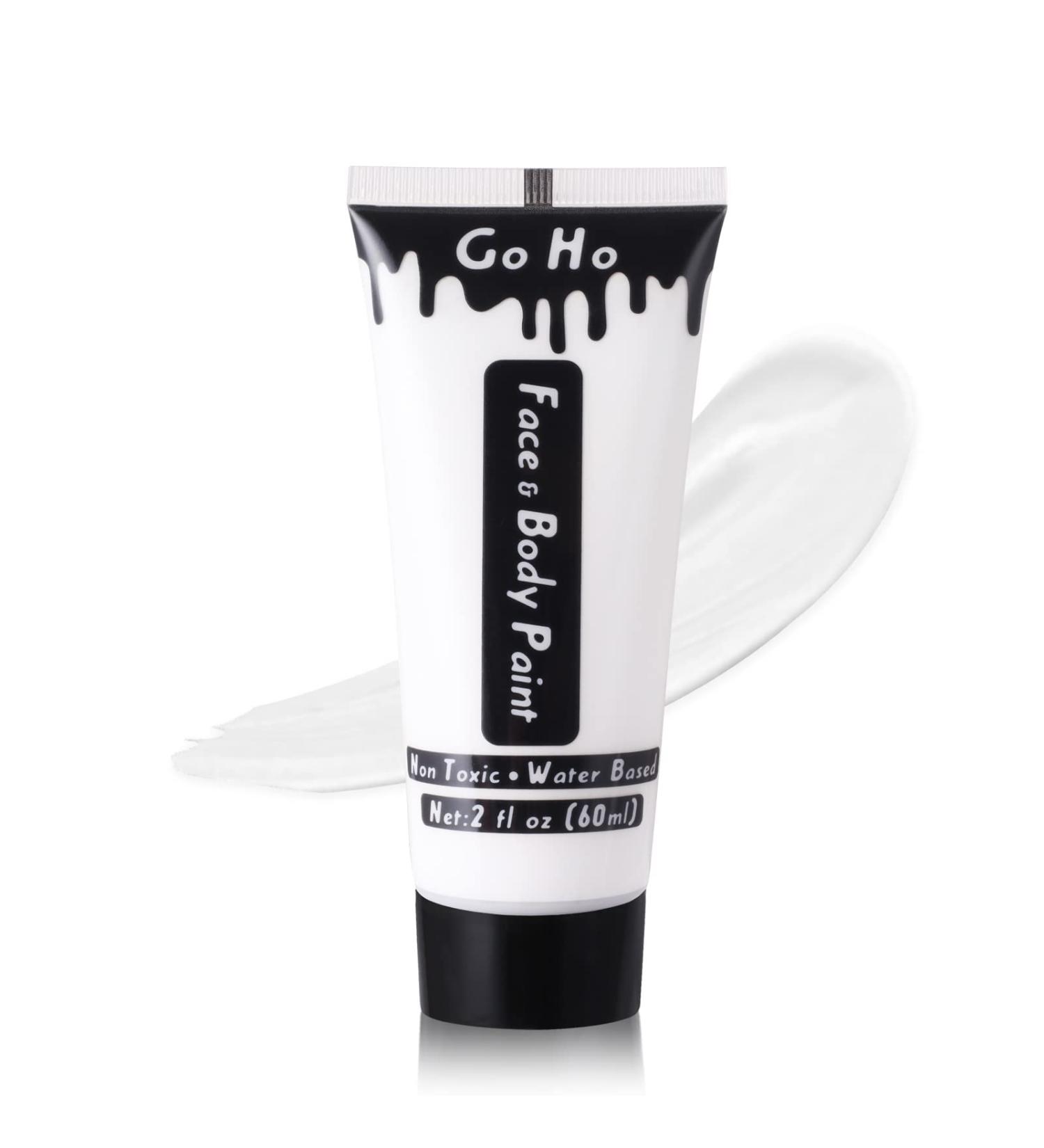 Mysense Clown White Face Paint 2 OZ - Water Based Makeup for Adults, Cosplay, SFX, Halloween - Buy Online on GoSupps.com