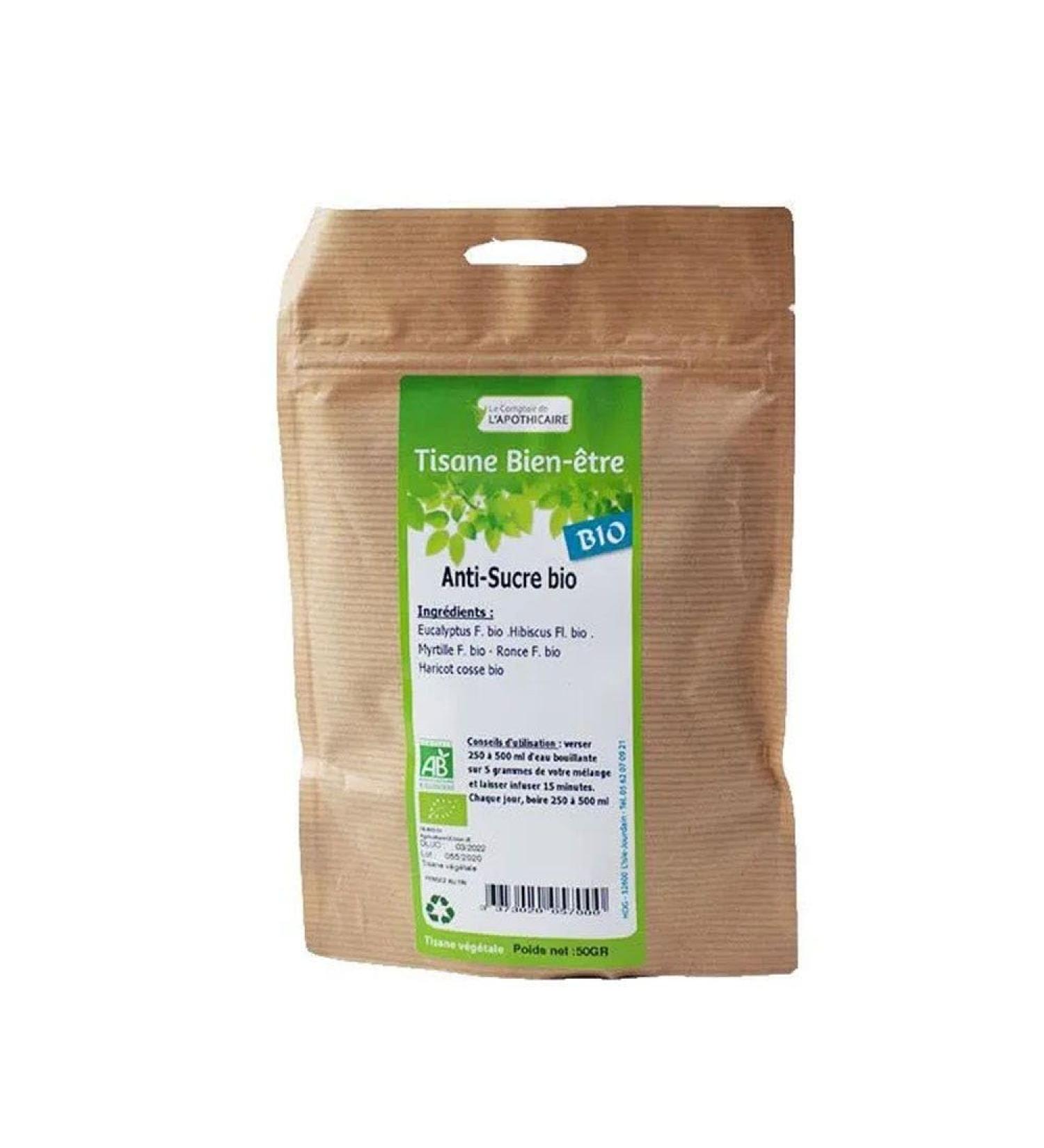 Organic Anti-Sugar Herbal Tea 50g The Apothecary's Counter