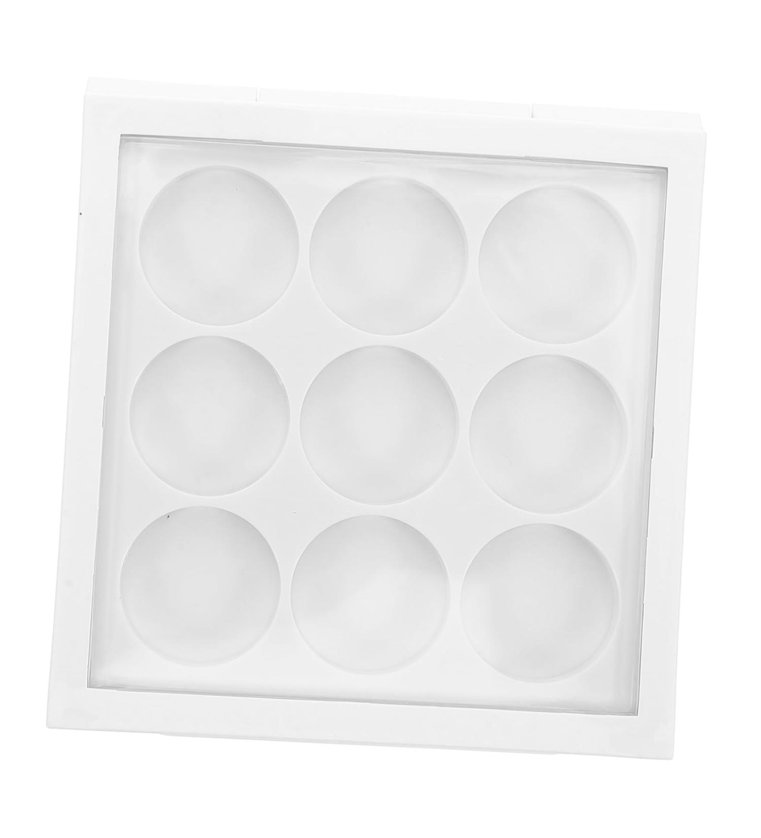 DIY Eyeshadow Palette Empty Box 9-Grids Eyeshadow Replacement Pan Blush Highlighter Contour Concealer Palette Makeup Organizer for Travel Party and Daily Use - Buy Online on GoSupps.com