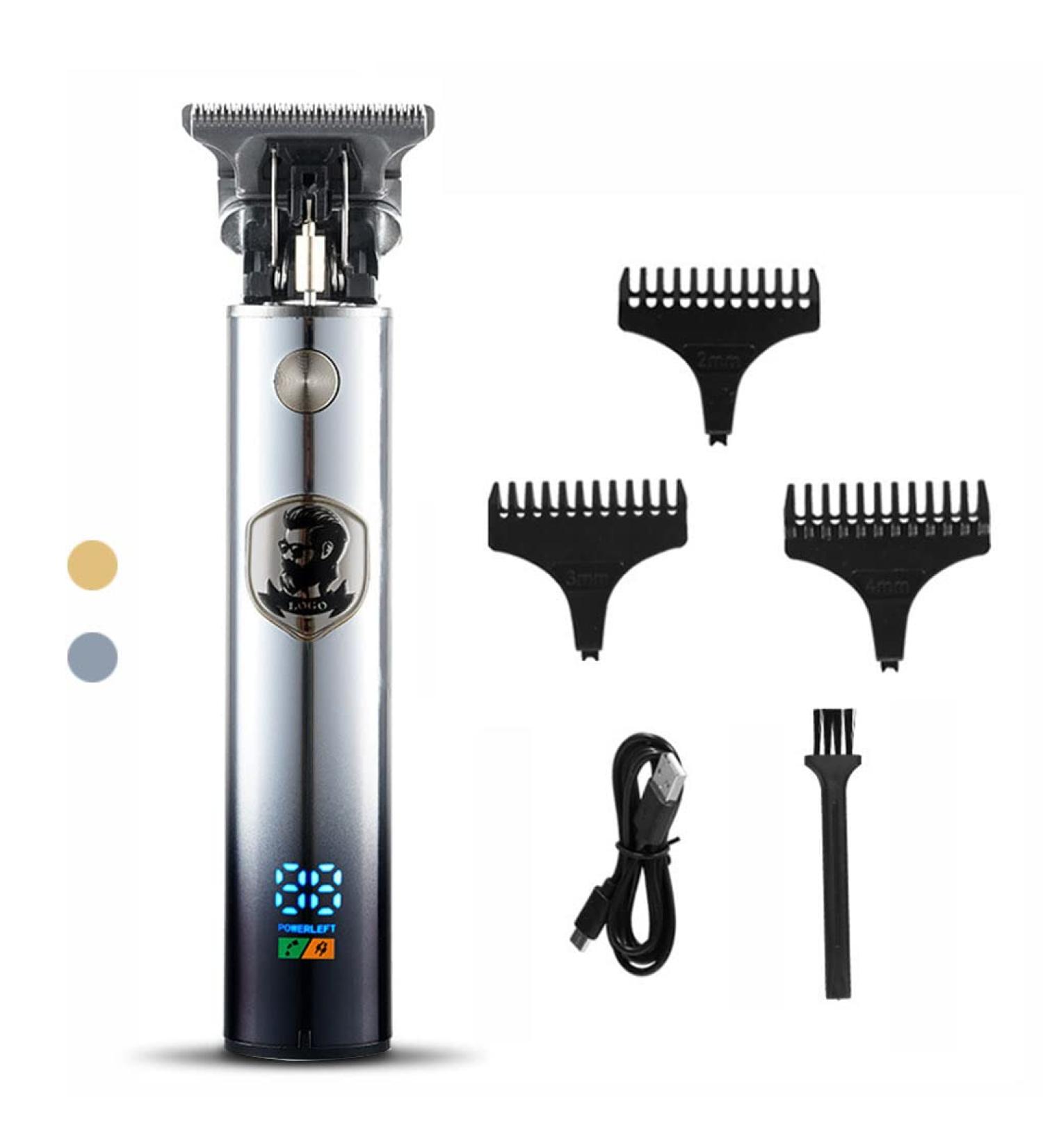 Allayu Electric Hair Clippers USB Charging Professional Cordless Trimmer Travel Household Barber Shaver Gift Men Male Silver - Buy Online on GoSupps.com