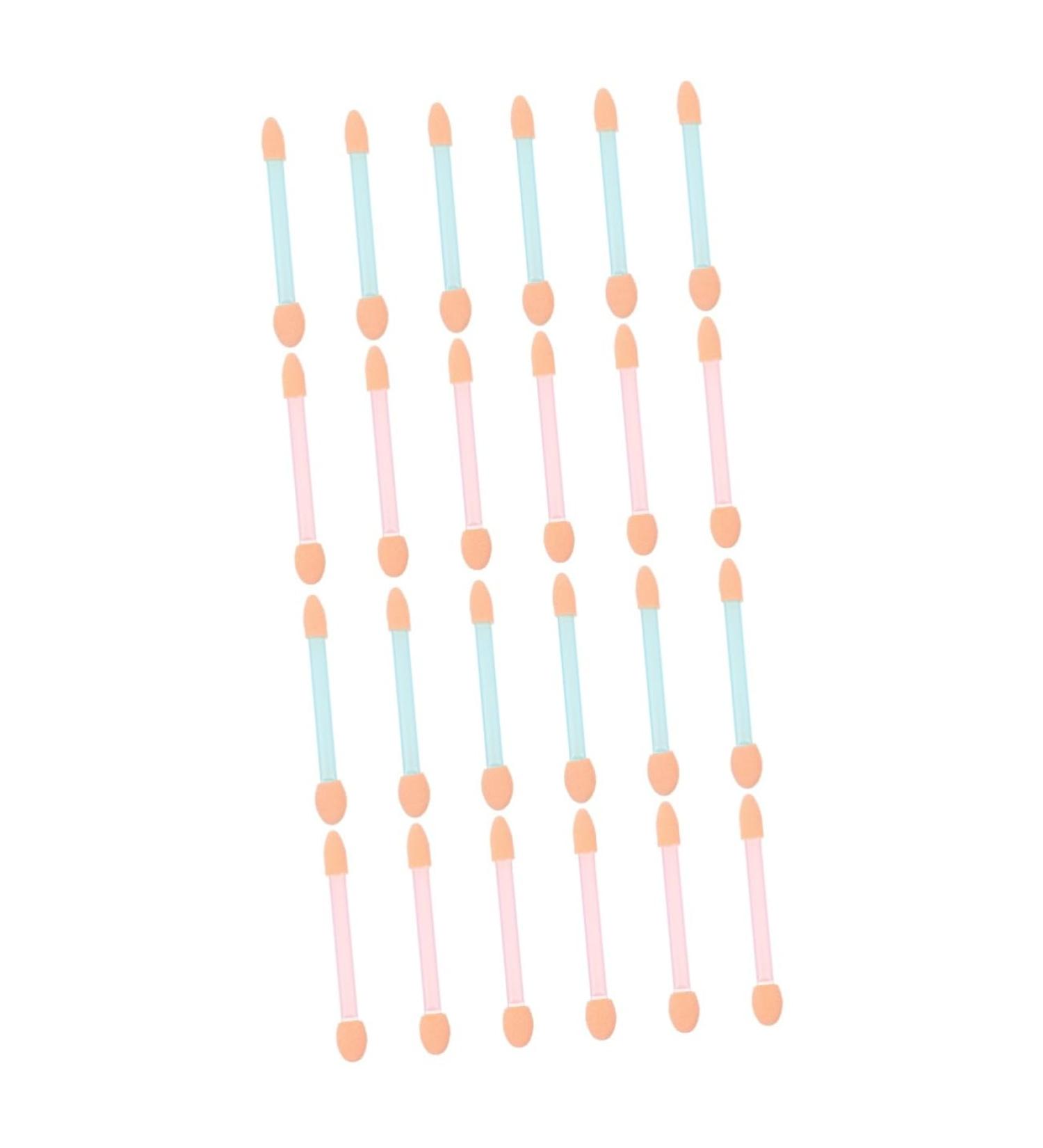 Ipetboom 48 Pcs Makeup Eyeshadow Brush Sponge Eyeshadow Blending Brush Eyeshadow Brush Kit Plate Mix - Buy Online on GoSupps.com