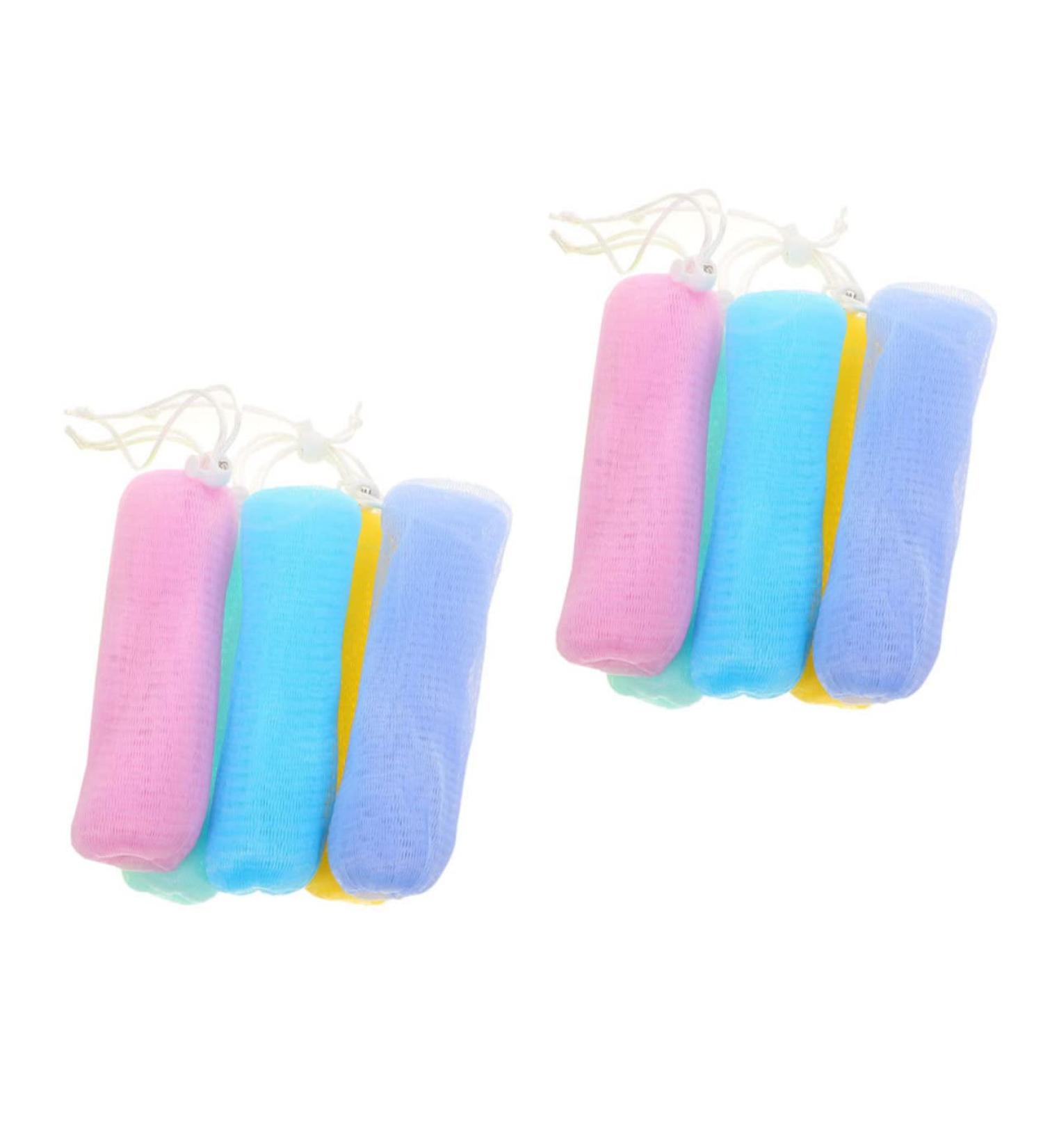 Baluue 10pcs Foaming Soap Mesh Bag Face Cleansing Foaming Exfoliating Soap Bag Soap Sleeve Foaming Net As Shown 1 - Buy Online on GoSupps.com