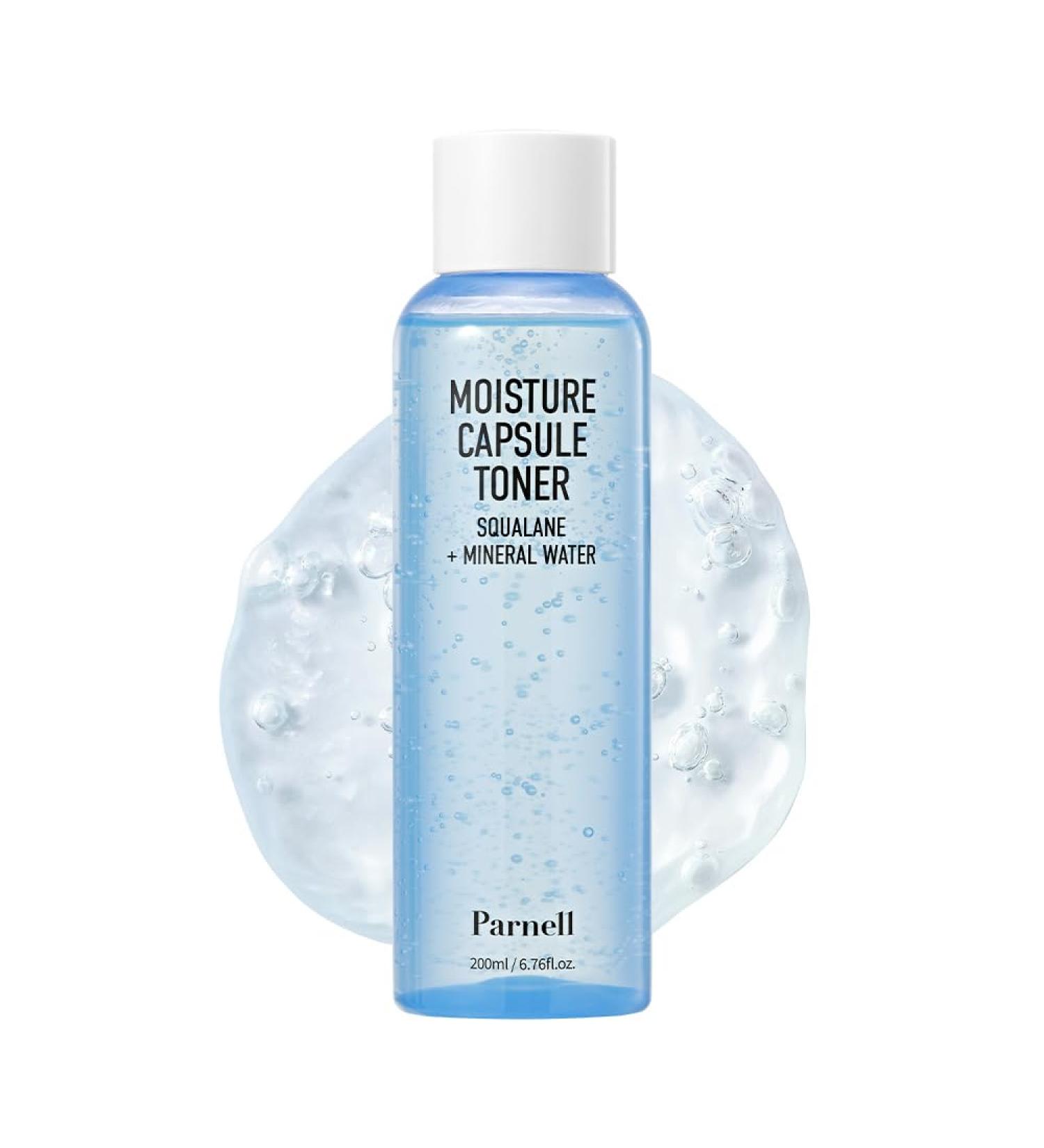 Parnell Squalane Mineral Water Capsule Toner Deep Hydrating & Nourishing K-Beauty Face Essence for Dry Sensitive Skin (6.76 fl. oz / 200ml) - Buy Online on GoSupps.com