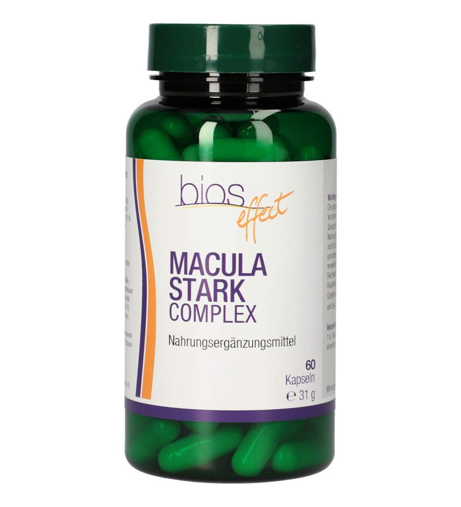 Bios Effect Macula Strong Complex - 60 Capsules for Eye Health | International Shipping Available - Buy Online on GoSupps.com