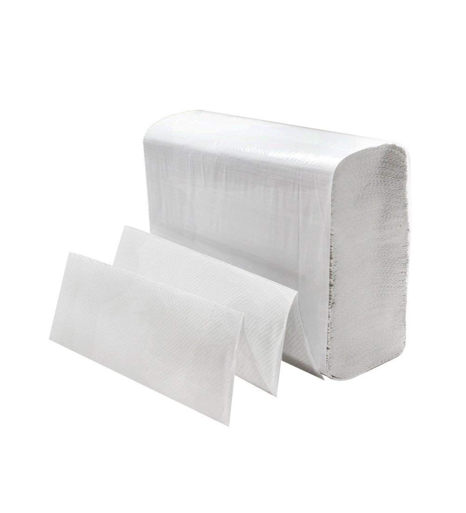 Prefect Stix White MultiFold Paper Towels- Pack of 2-250ct. Total 500 Towels Pack of 500ct White Multifold Towels