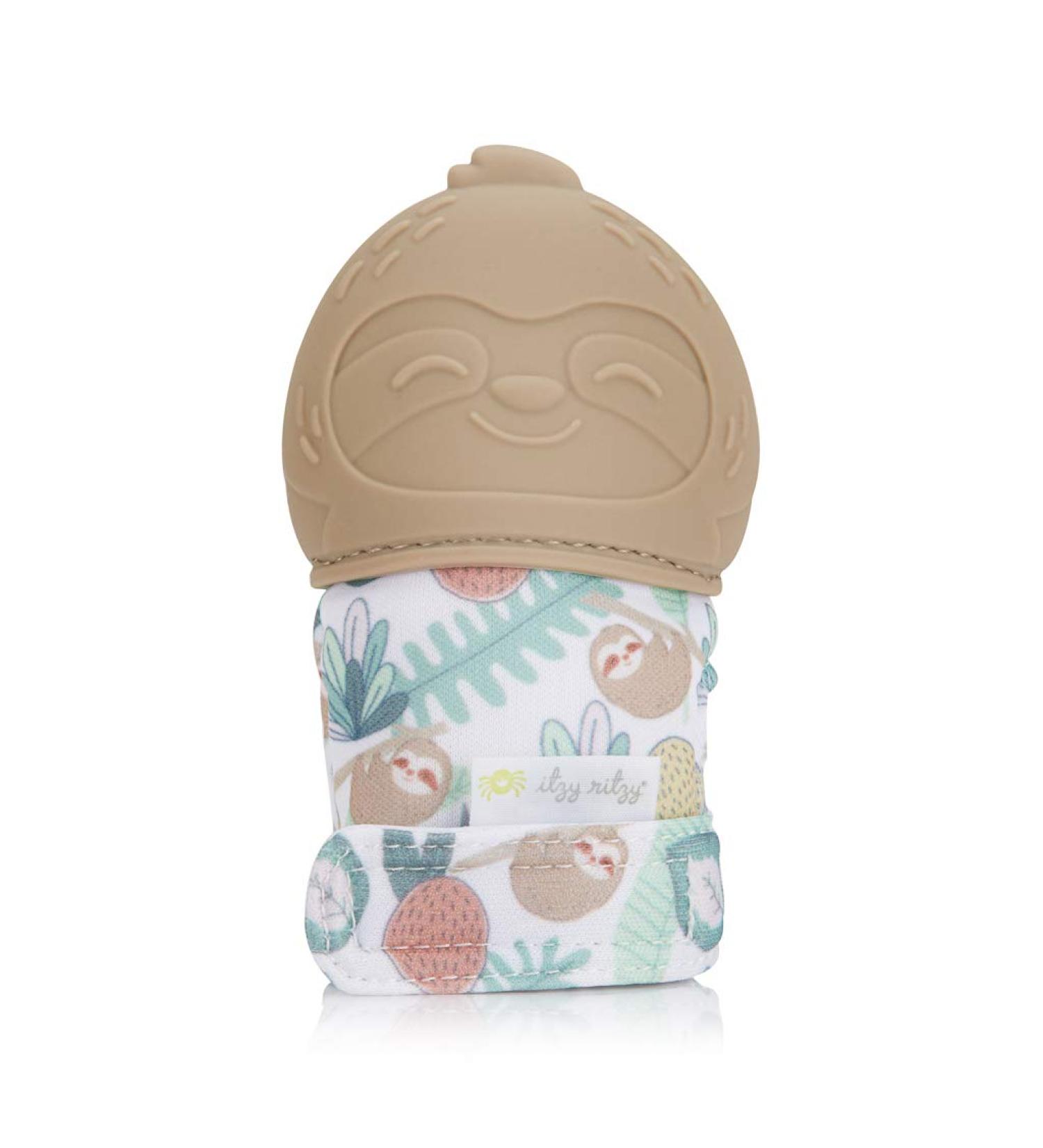 Itzy Ritzy Sloth Silicone Teether - Food Grade, 3+ Months, Baby Soothing Solution - Buy Online on GoSupps.com