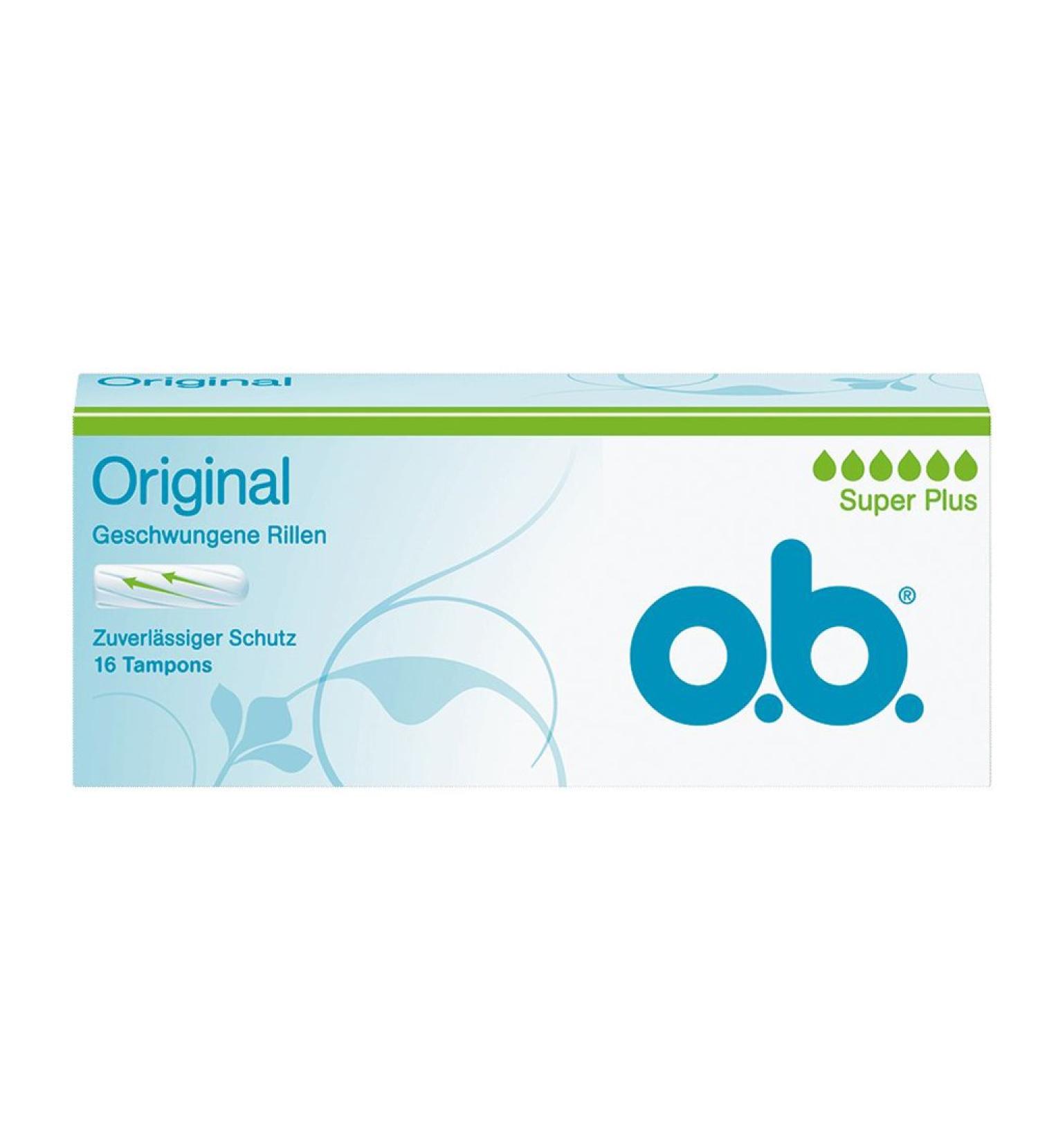ob Original Tampons Super Plus pack of 16