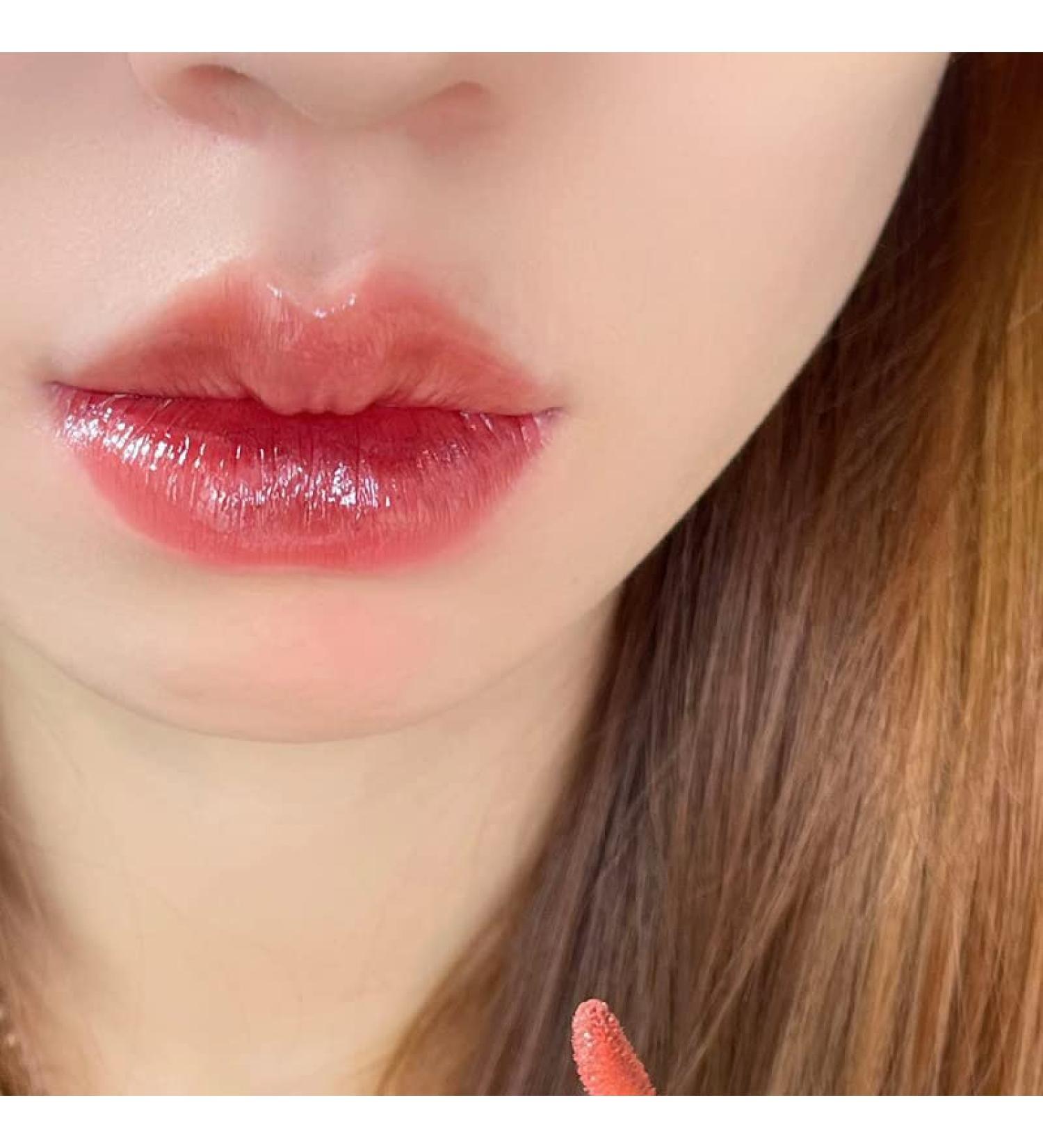  NEFLUM Relief Cerise gaufr e Lip Glaze Mirror Water Light Lip Gloss Not Fade Lip Tint Lasting Hydrateize Liquid Lipstick Cosmetics - Buy Online on GoSupps.com