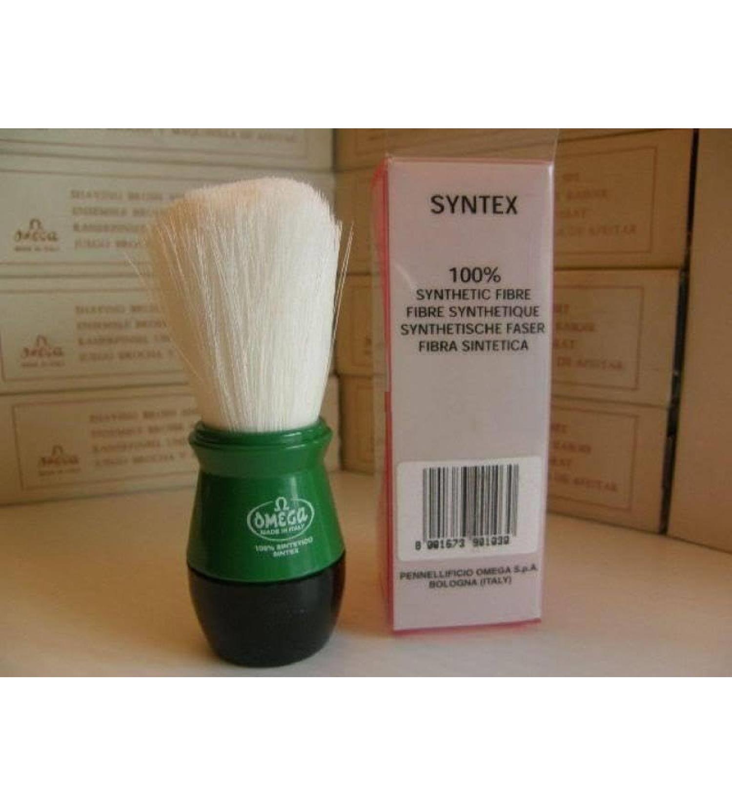 Omega Shaving Brush # 90103 Syntex 100% Synthetic - Mixed colors - Buy Online on GoSupps.com