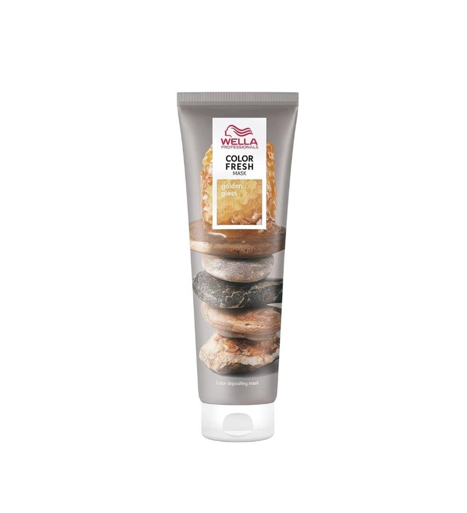 WELLA 2-Pack Color Fresh Semi-Permanent Hair Mask 150ml - Golden Gloss - Buy Online on GoSupps.com