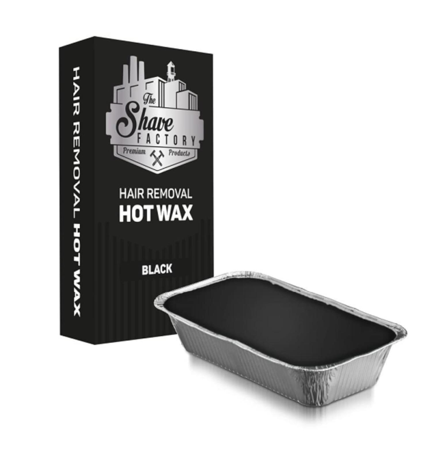 The Shave Factory Hair Removal Hot Wax - 500g Black | Effective & Gentle Hair Removal Solution - Buy Online on GoSupps.com