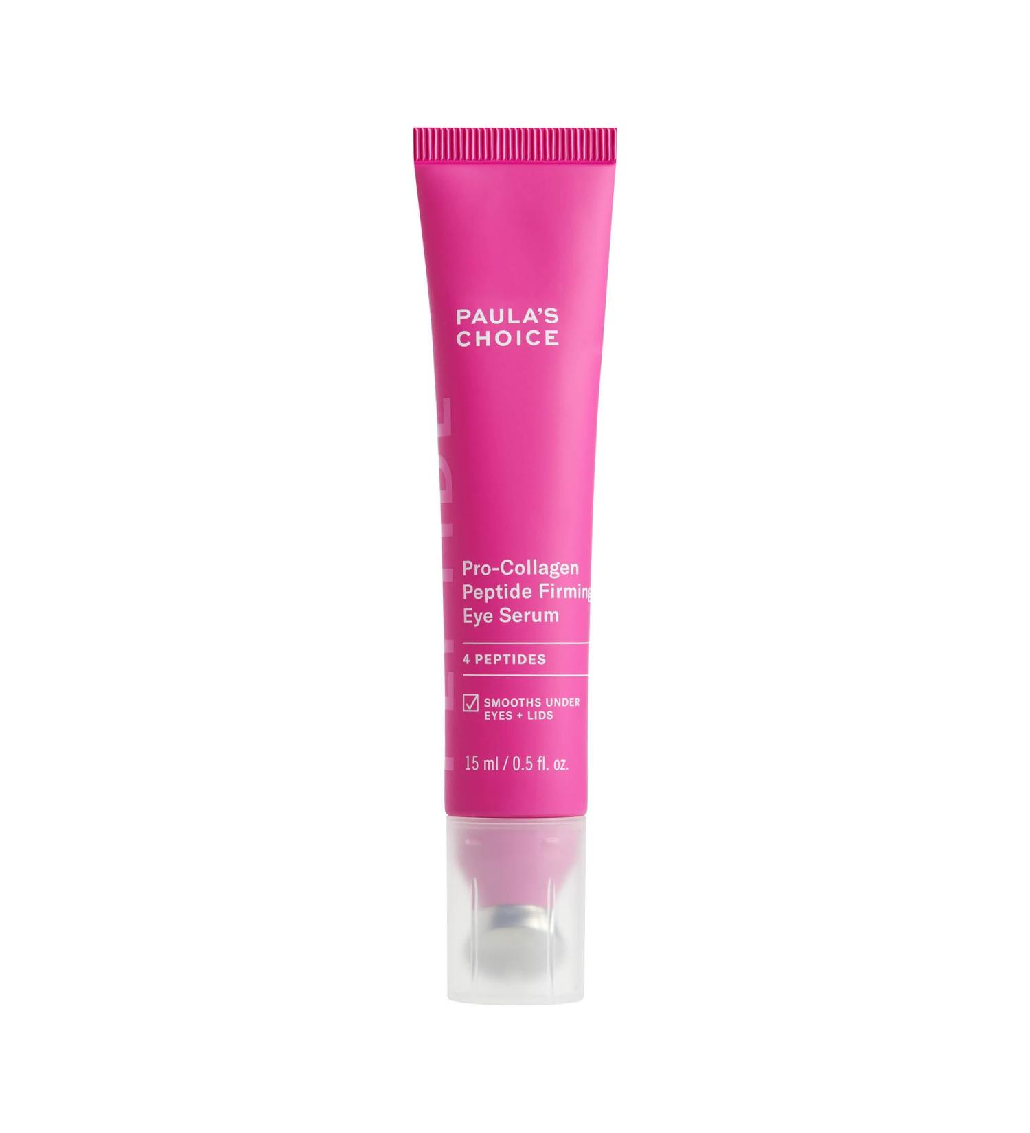 Paula's Choice Pro-Collagen Peptide S rum Yeux Raffermissant - Anti-Rides Anti-Cernes & Anti-Poches - Anti- ge S rum Yeux Repulpe et R duit les Ridules - Pour Tous Types de Peaux - 15 ML - Buy Online on GoSupps.com