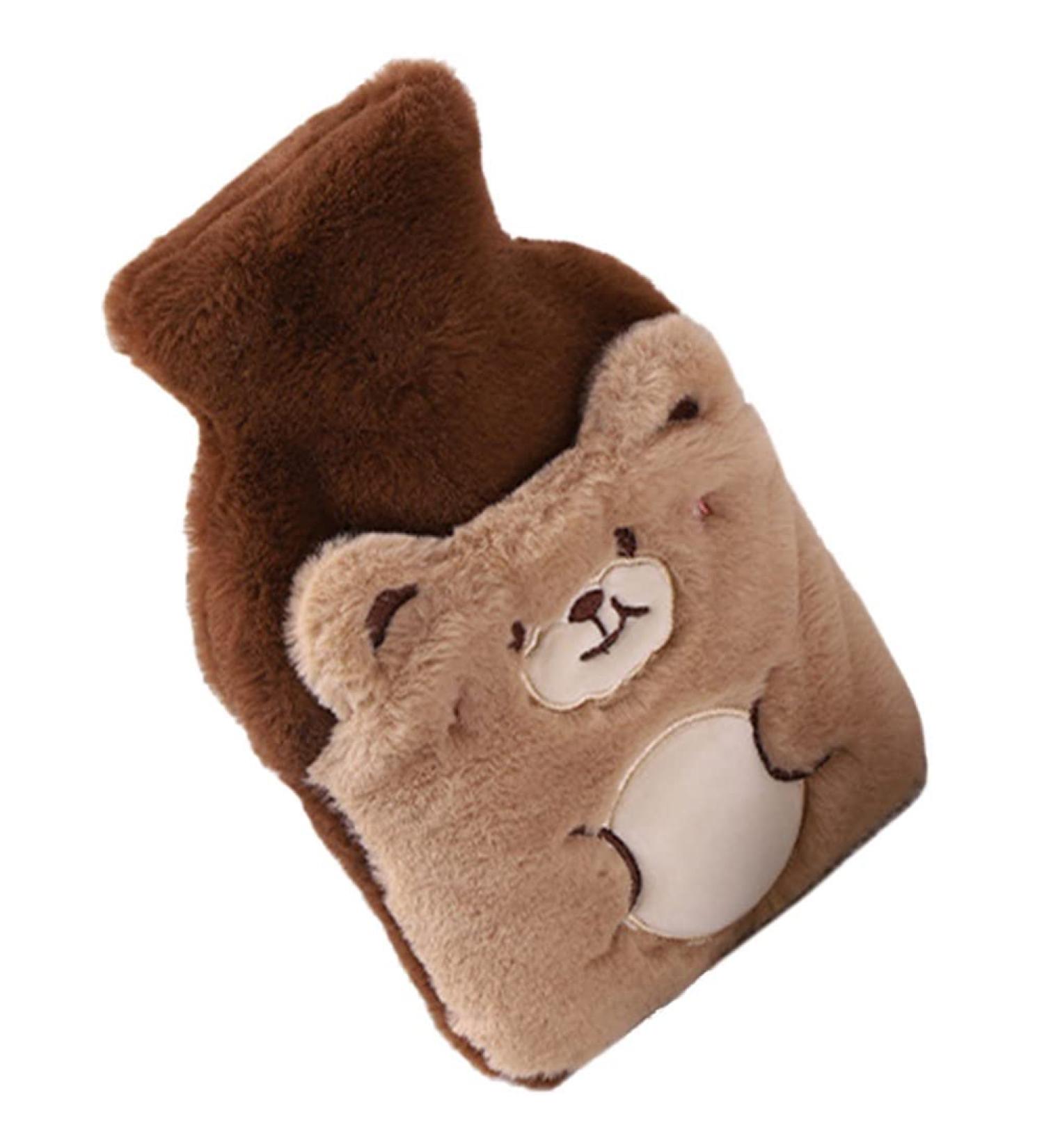 Pl sch Heat Bag & Bottle Cover | Wulmilet Cartoon Heated Cuddly Toy for Cramps - White Rubber Hot Water Kettle - Buy Online on GoSupps.com