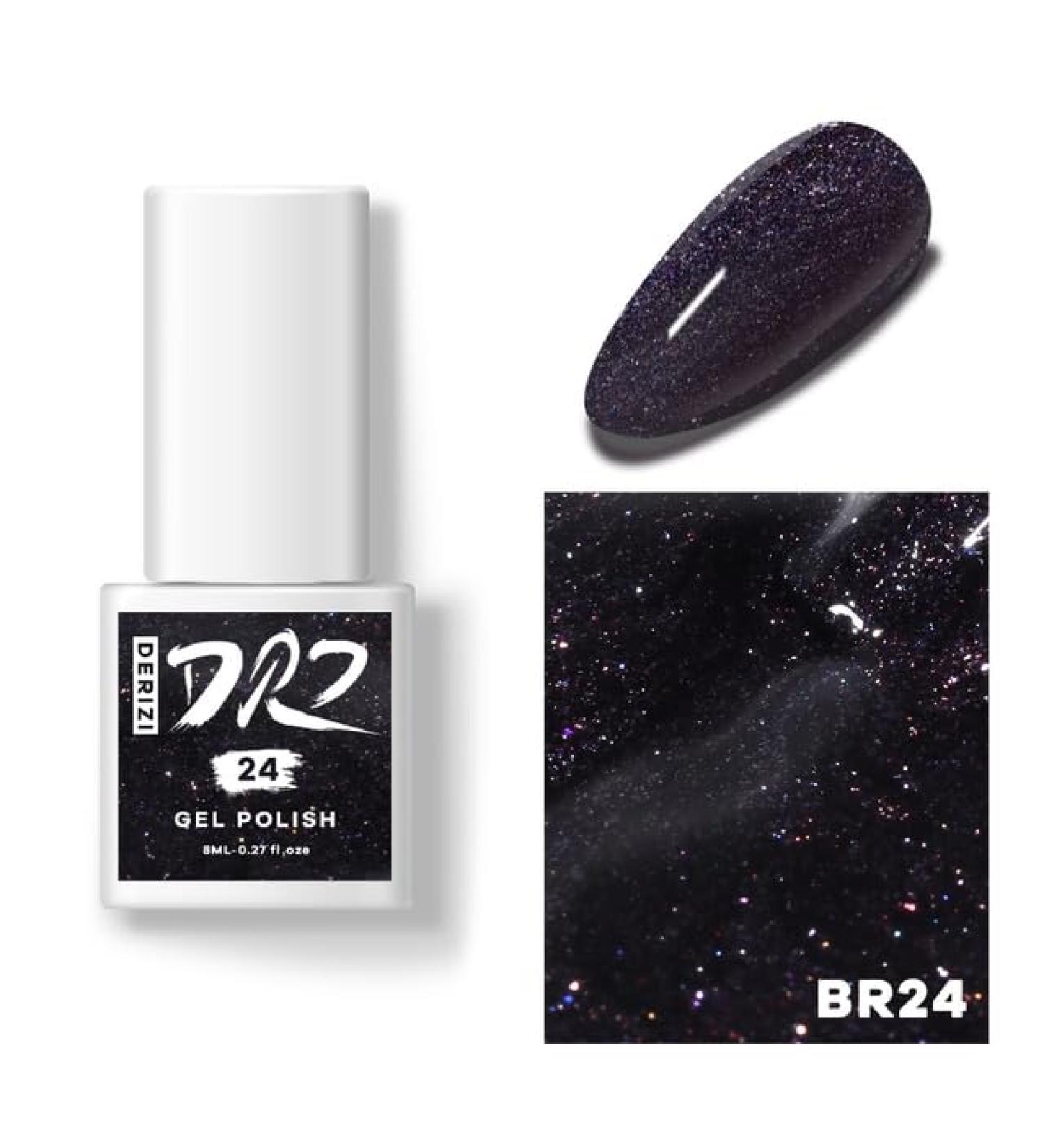 DERIZI 60 Colors Gel Nail Polish Semipermanant Nail Polish Varnish Semi-Permanent Varnish UV Nail Gel Primer Soak Off Nail Art - (Color: BR24-8ml) - Buy Online on GoSupps.com