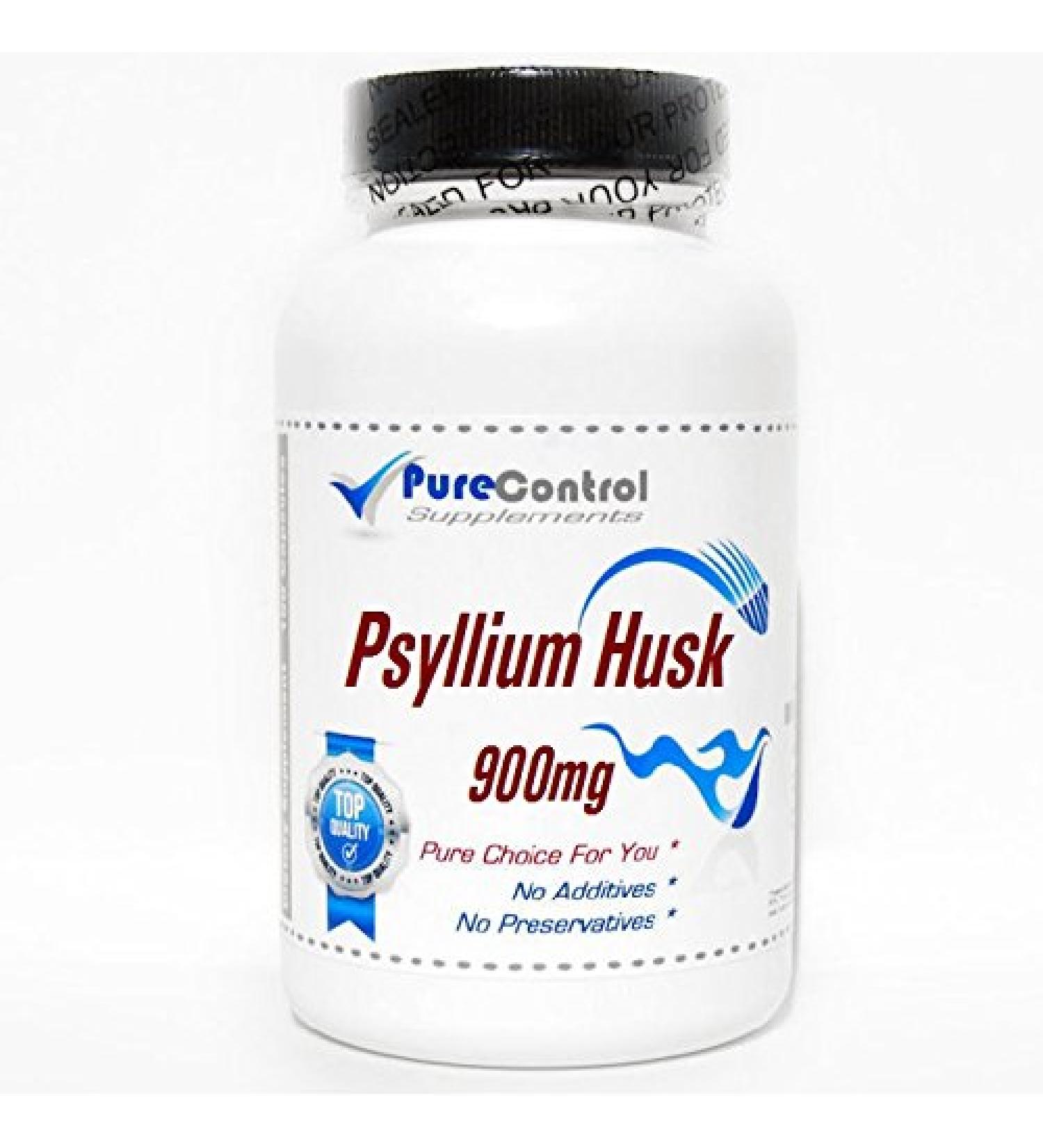 Psyllium Husk 900mg // 90 Capsules // Pure // by PureControl Supplements