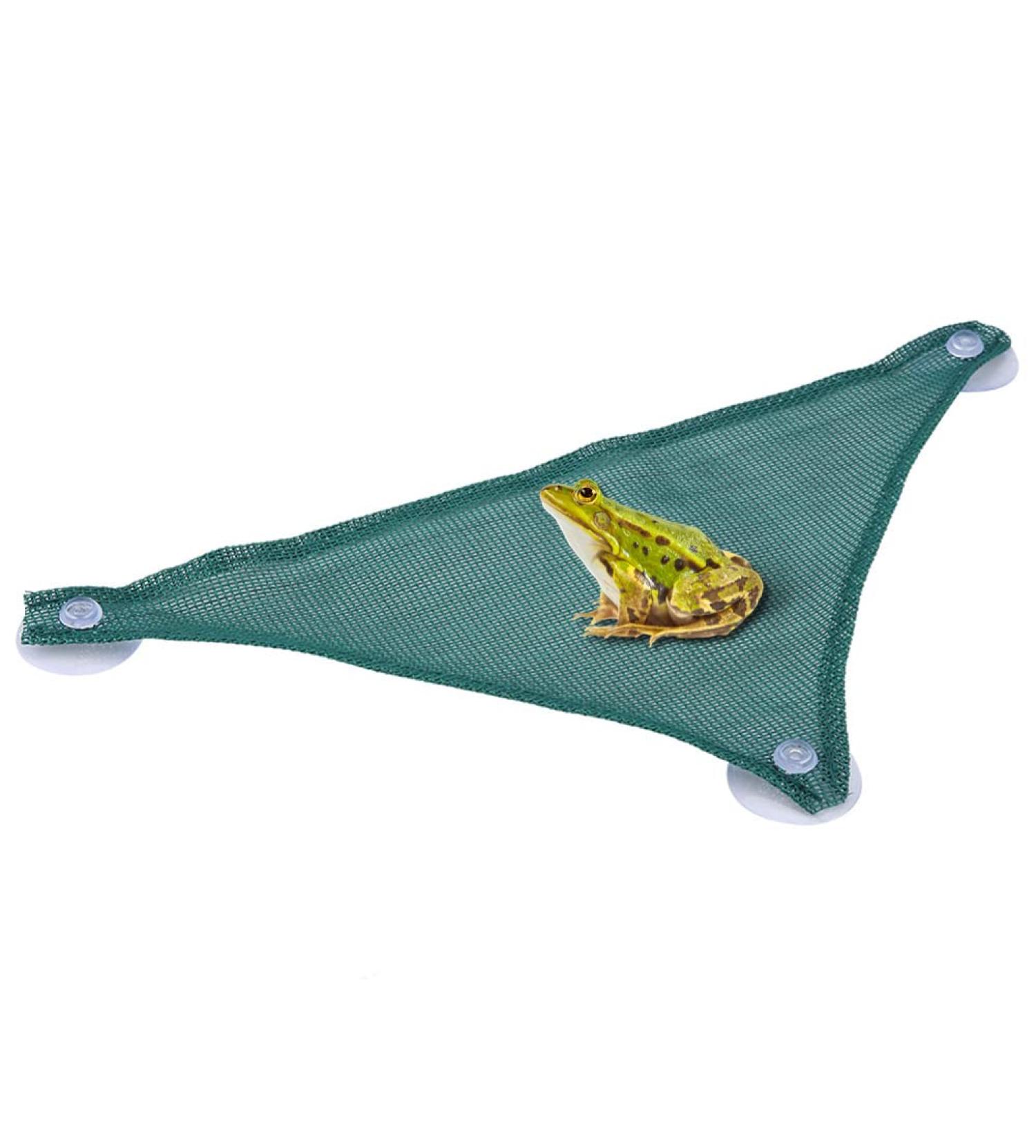 Mesh Reptile Hammocks Triangular Breathable Reptile Hammock Lounger Green Lizards Snakes Hammock Lounger Accessories Net Hanging Bed Toys for Bearded Dragons Reptile Snakes Lizards 38x18cm - Buy Online on GoSupps.com