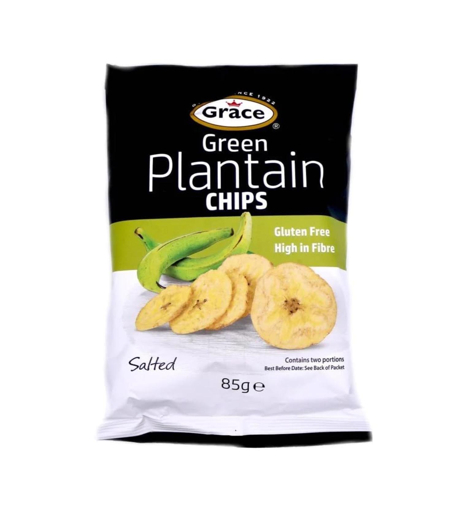 Grace Plantain Chips Salted 85g-Fd