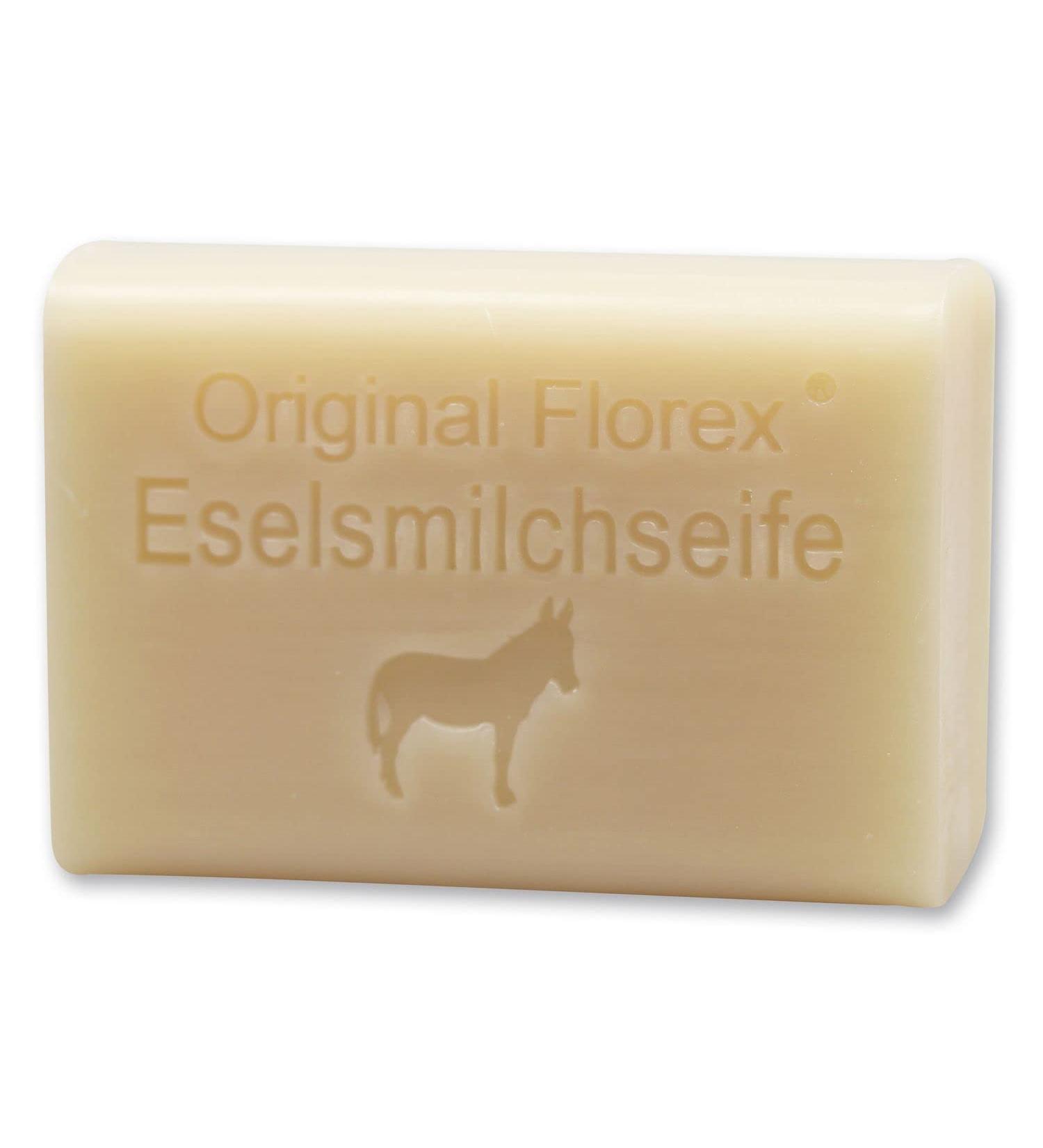 Florex Florex Sheep's Milk Soap - Donkey Milk - This milk soap is particularly well-tolerated - Superfatted and creamy - 100g