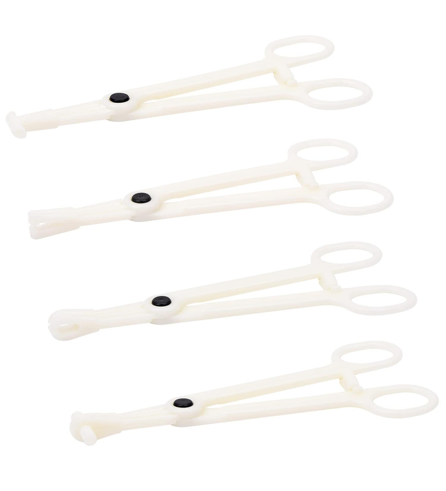 4PCS Disposable Piercing Clamps Set for Belly, Navel, Ear, Septum, Nipple, Labret, Eyebrow, Tongue, Nose - Style 4 - Buy Online on GoSupps.com